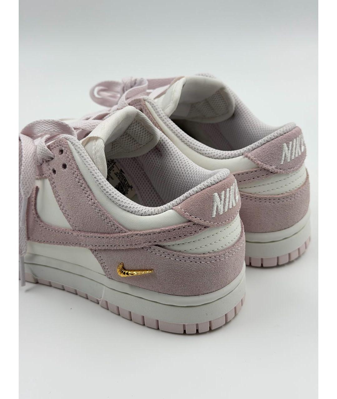 NIKE Розовые замшевые кеды, фото 6