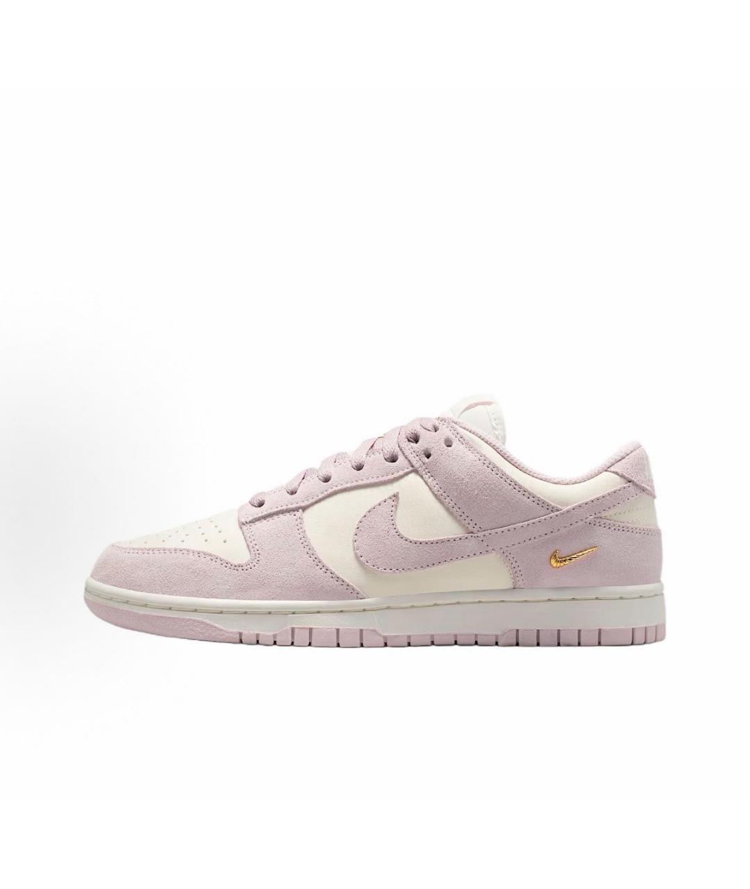 NIKE Розовые замшевые кеды, фото 9
