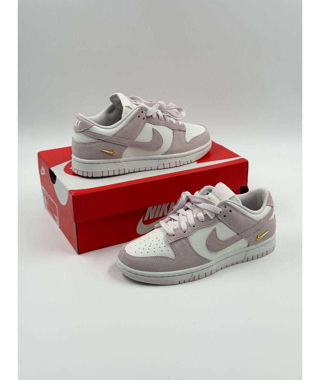 NIKE Розовые замшевые кеды, фото 7