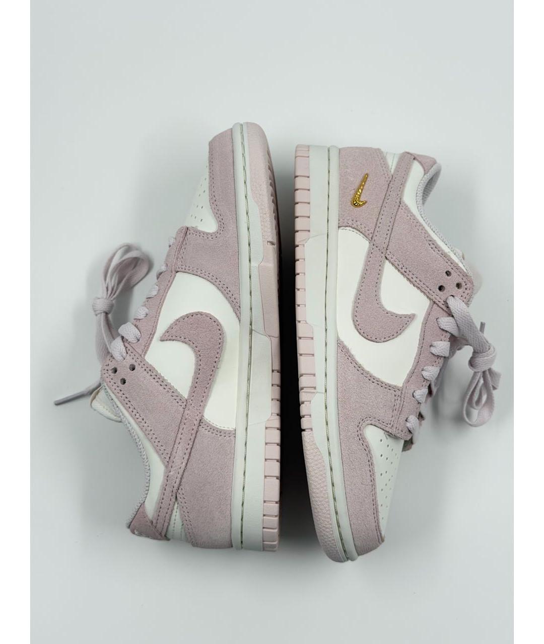 NIKE Розовые замшевые кеды, фото 8