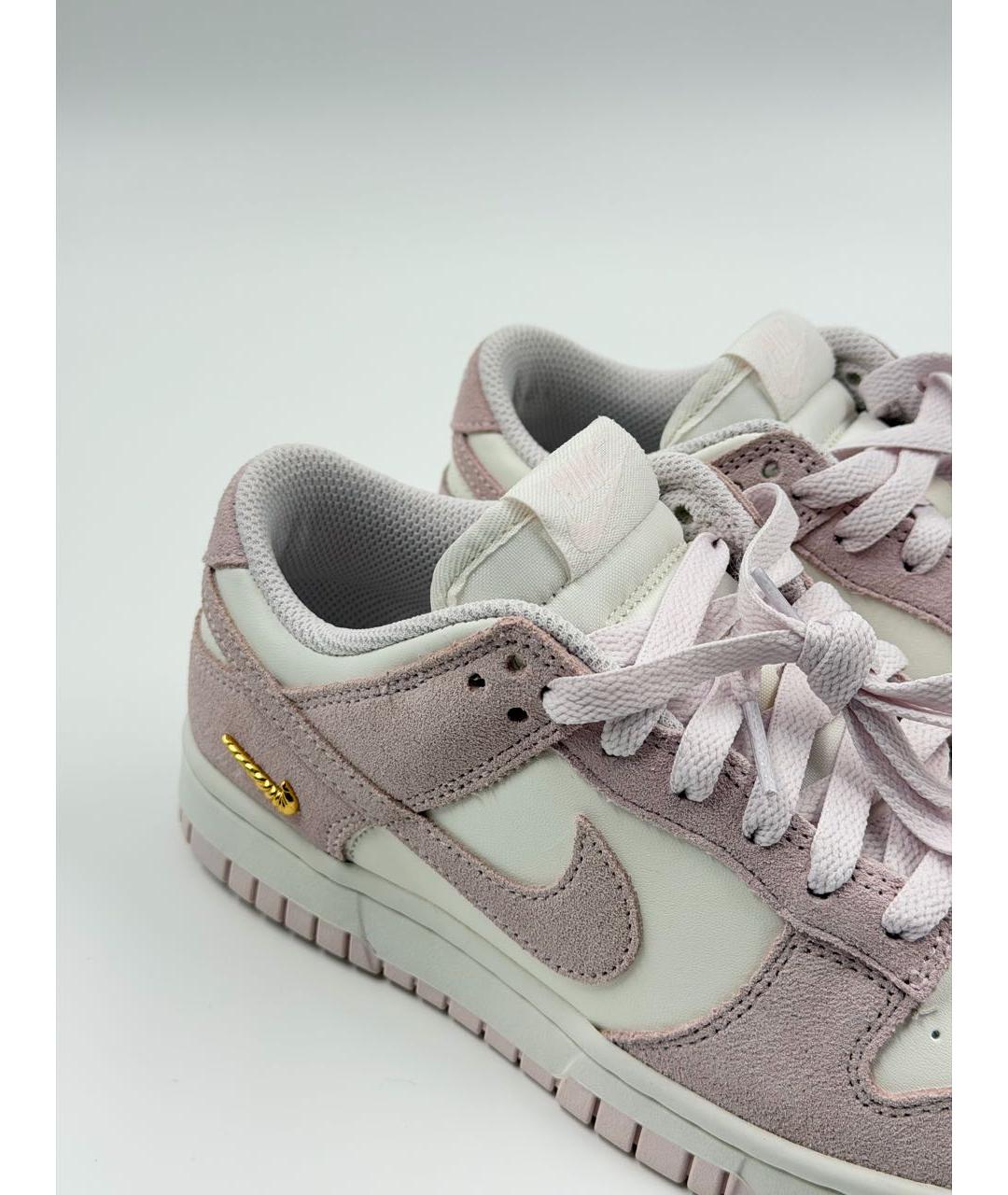 NIKE Розовые замшевые кеды, фото 5