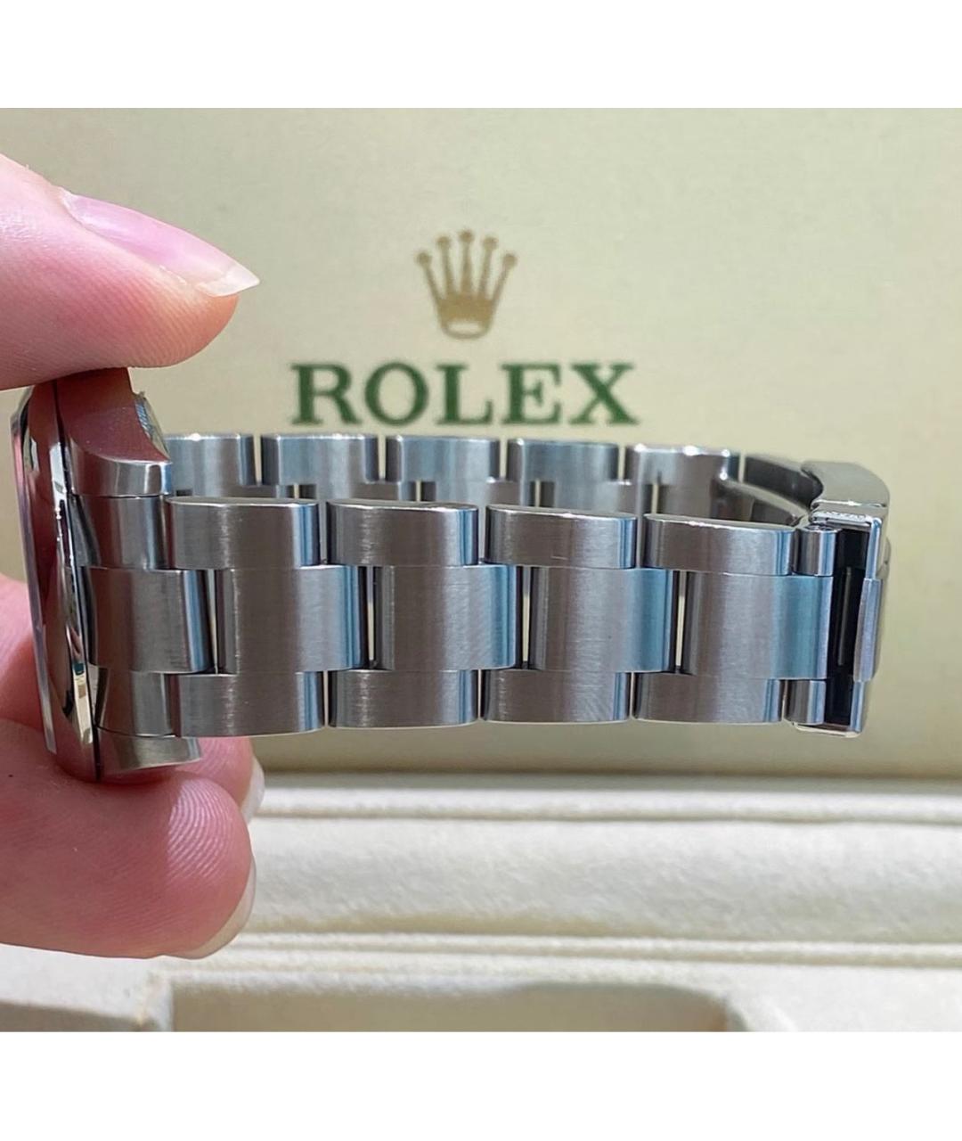 ROLEX Серебряные часы, фото 4