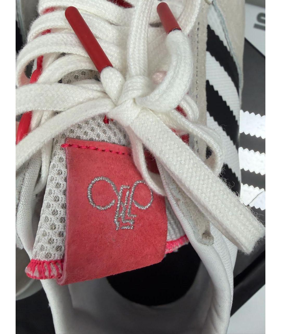 ADIDAS Бежевые текстильные низкие кроссовки / кеды, фото 5