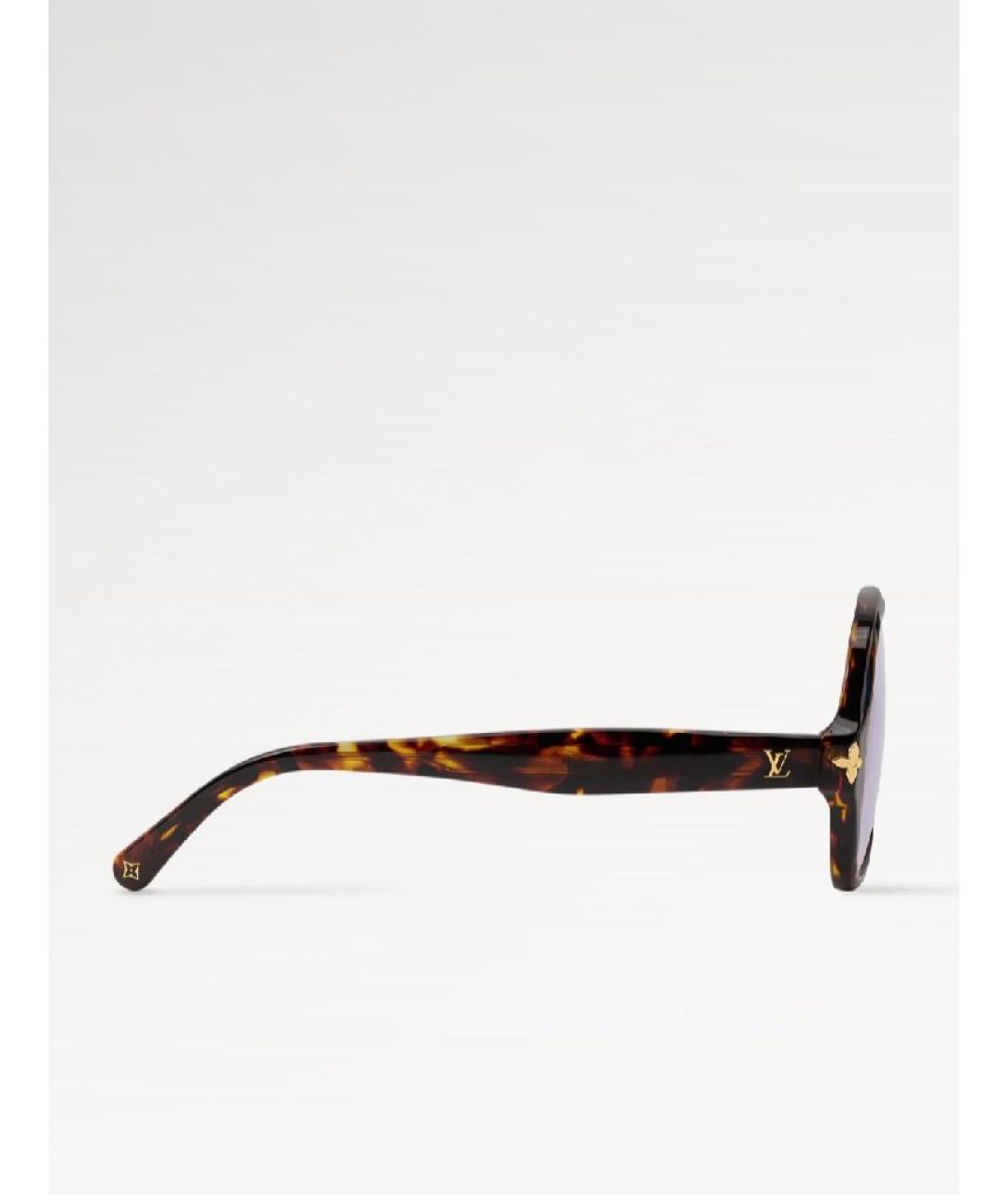 LOUIS VUITTON Фиолетовые пластиковые солнцезащитные очки, фото 3