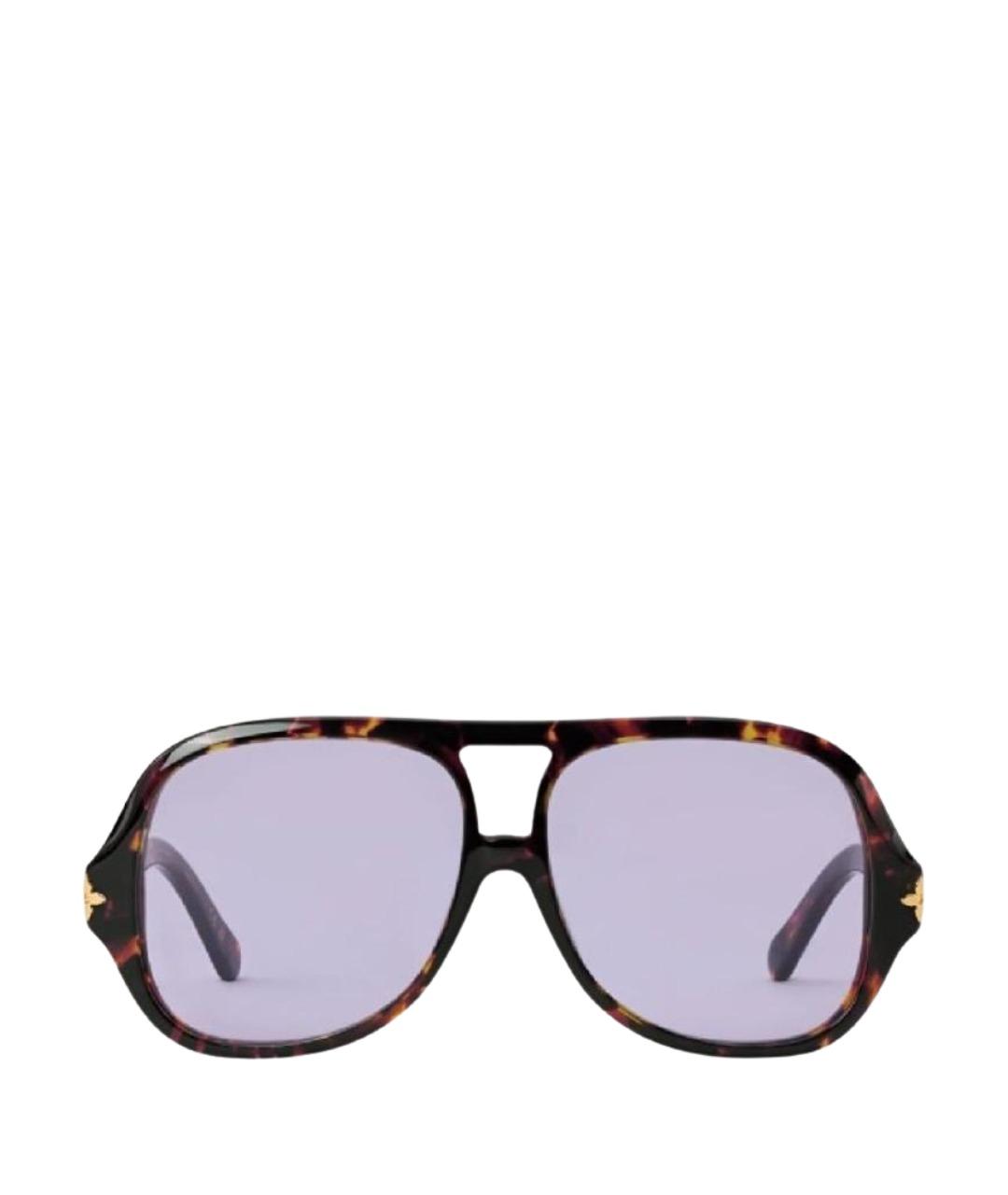 LOUIS VUITTON Фиолетовые пластиковые солнцезащитные очки, фото 1