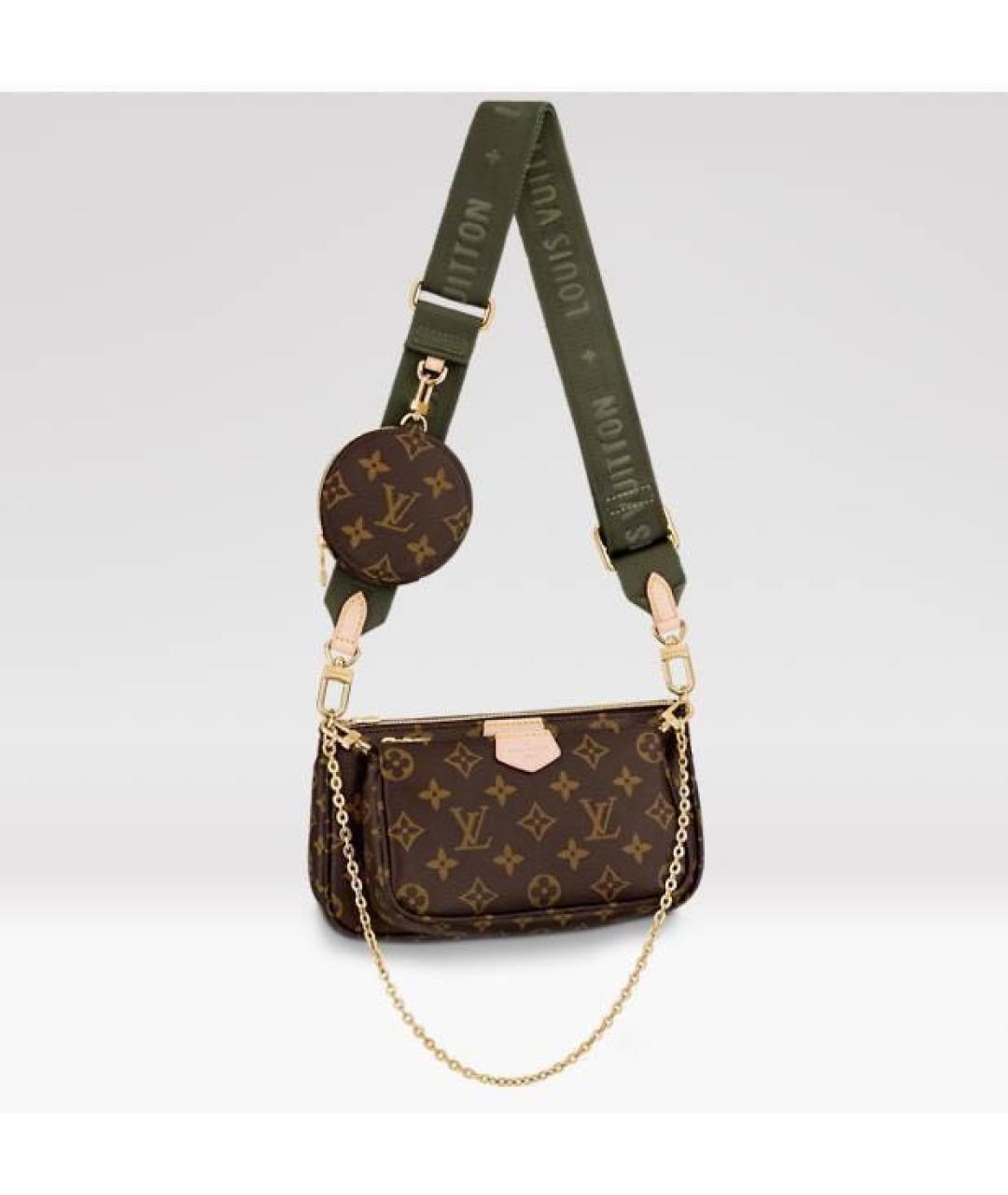 LOUIS VUITTON Коричневая сумка через плечо, фото 8