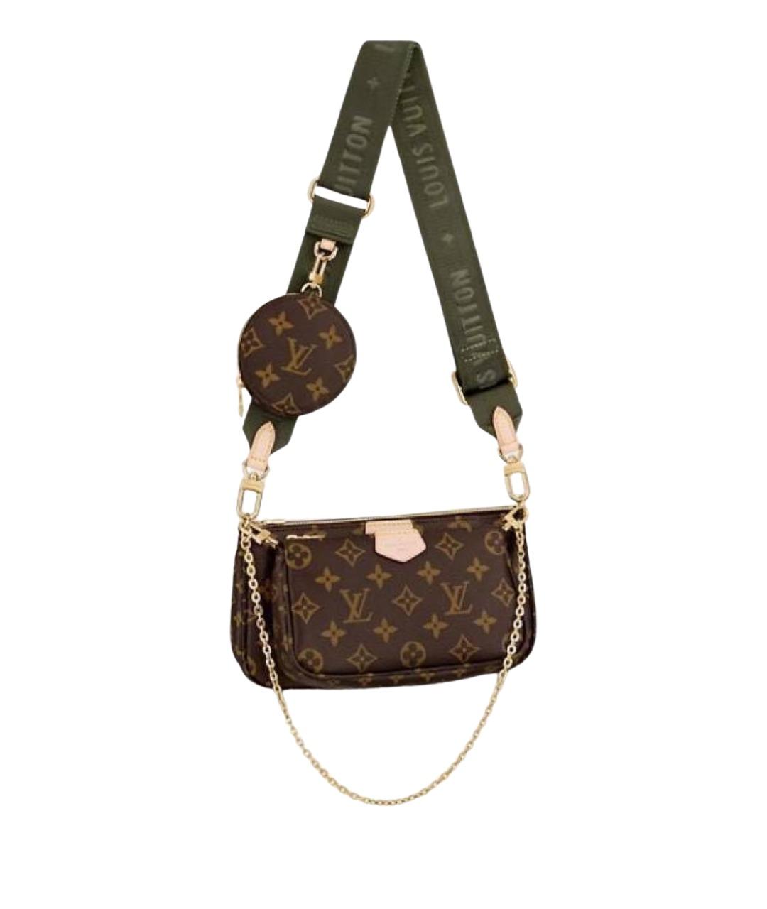 LOUIS VUITTON Коричневая сумка через плечо, фото 1