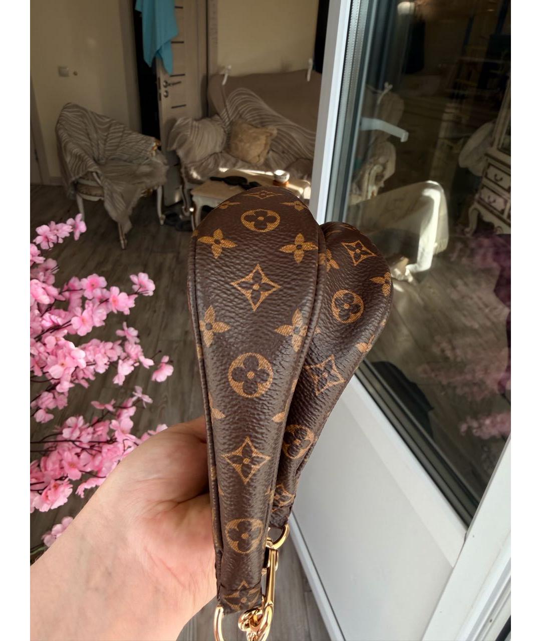 LOUIS VUITTON Коричневая сумка через плечо, фото 6