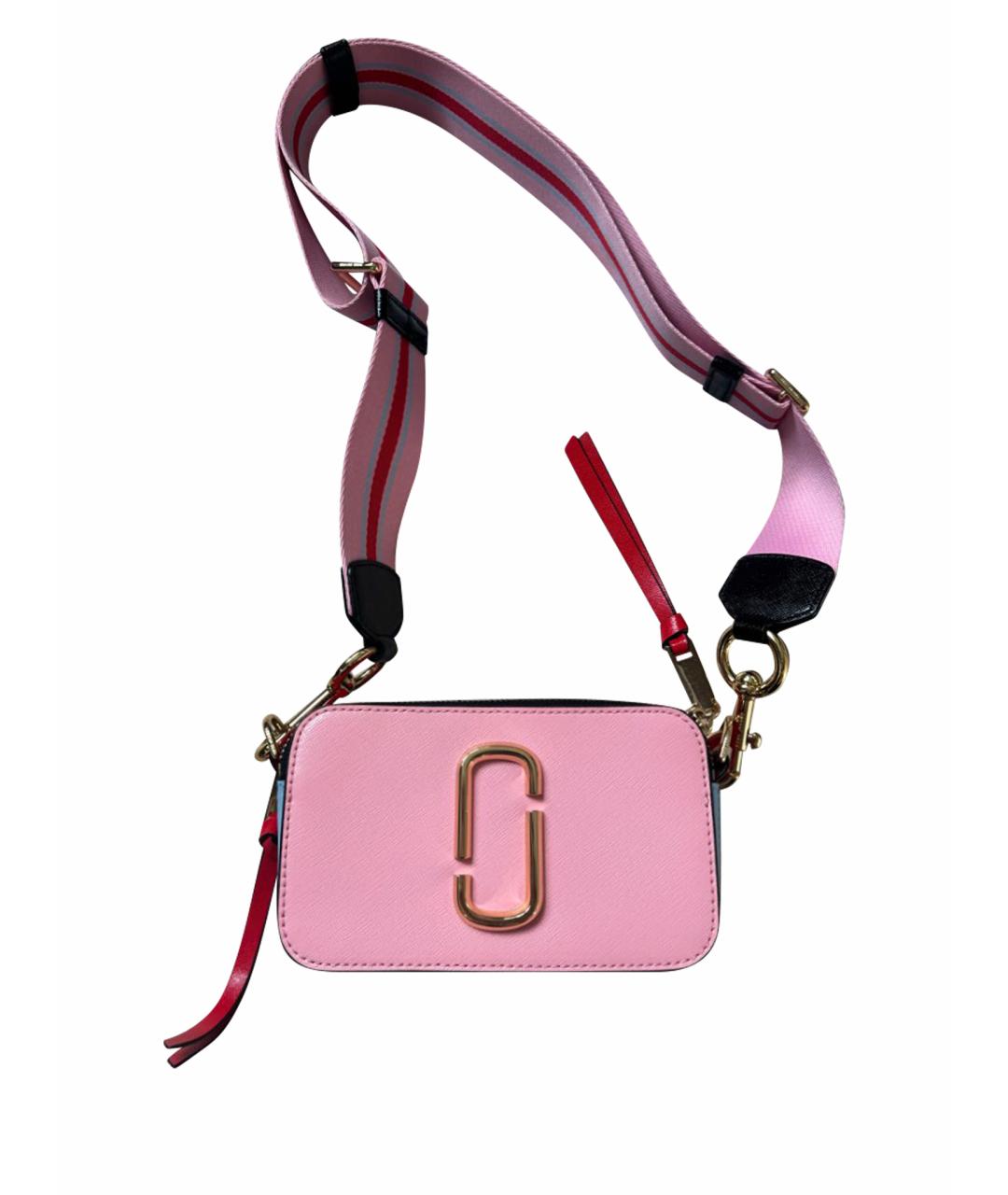 MARC JACOBS Розовая сумка через плечо из искусственной кожи, фото 1