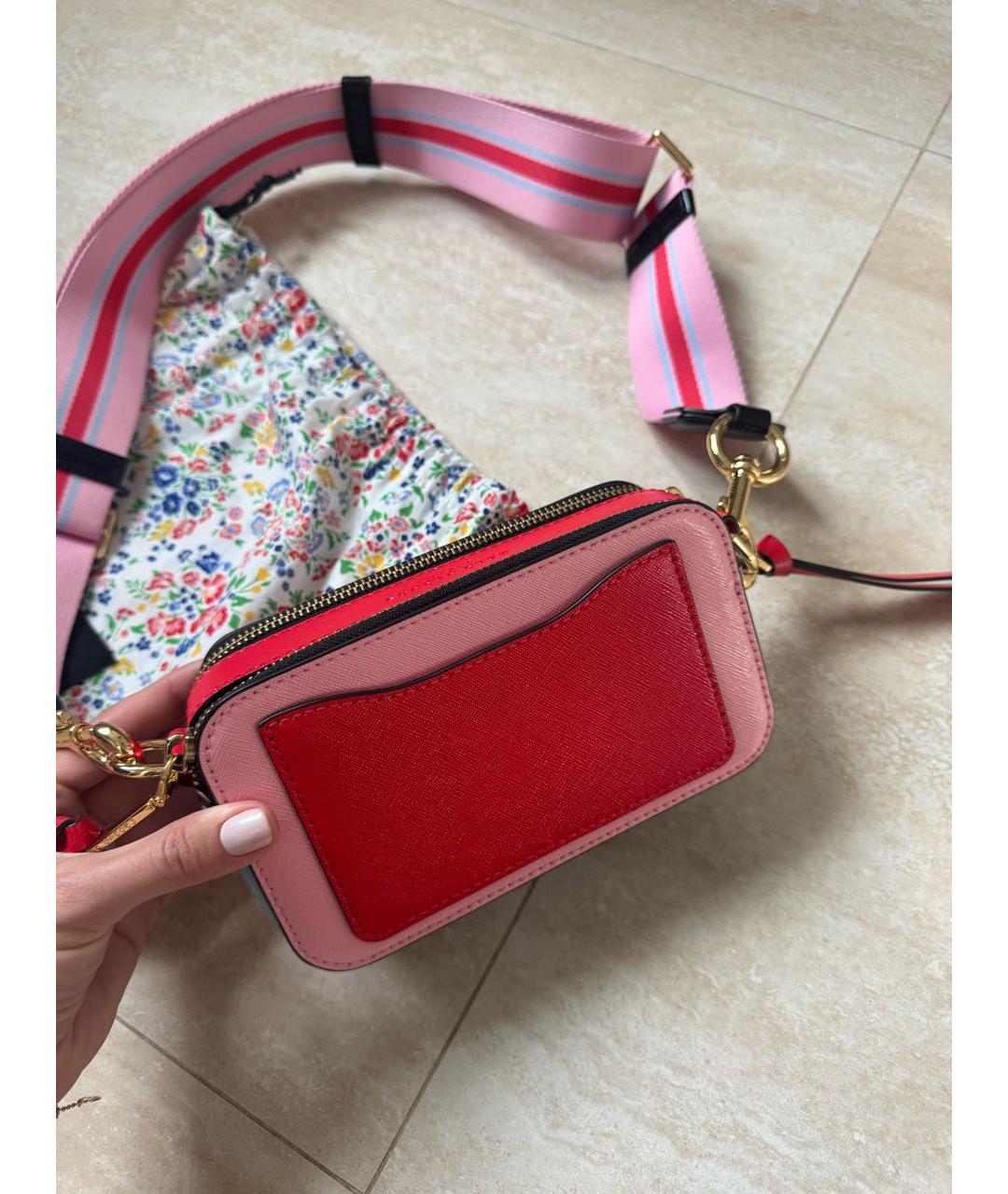 MARC JACOBS Розовая сумка через плечо из искусственной кожи, фото 3