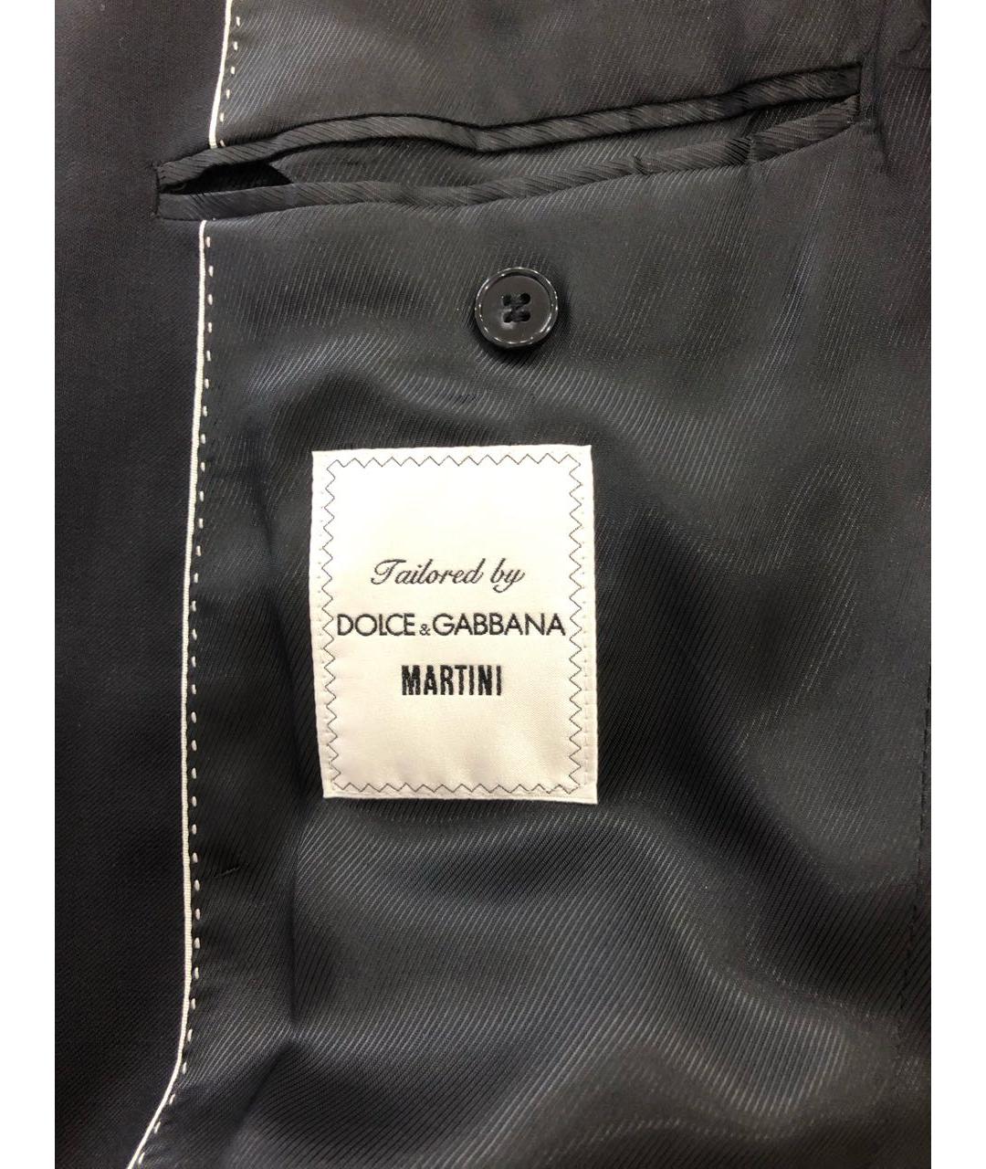 DOLCE&GABBANA Черный классический костюм, фото 5