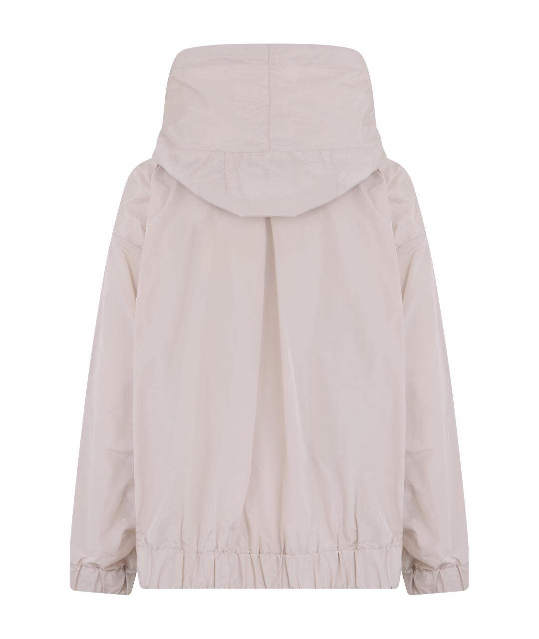 'S MAX MARA Бежевая полиэстеровая куртка, фото 2