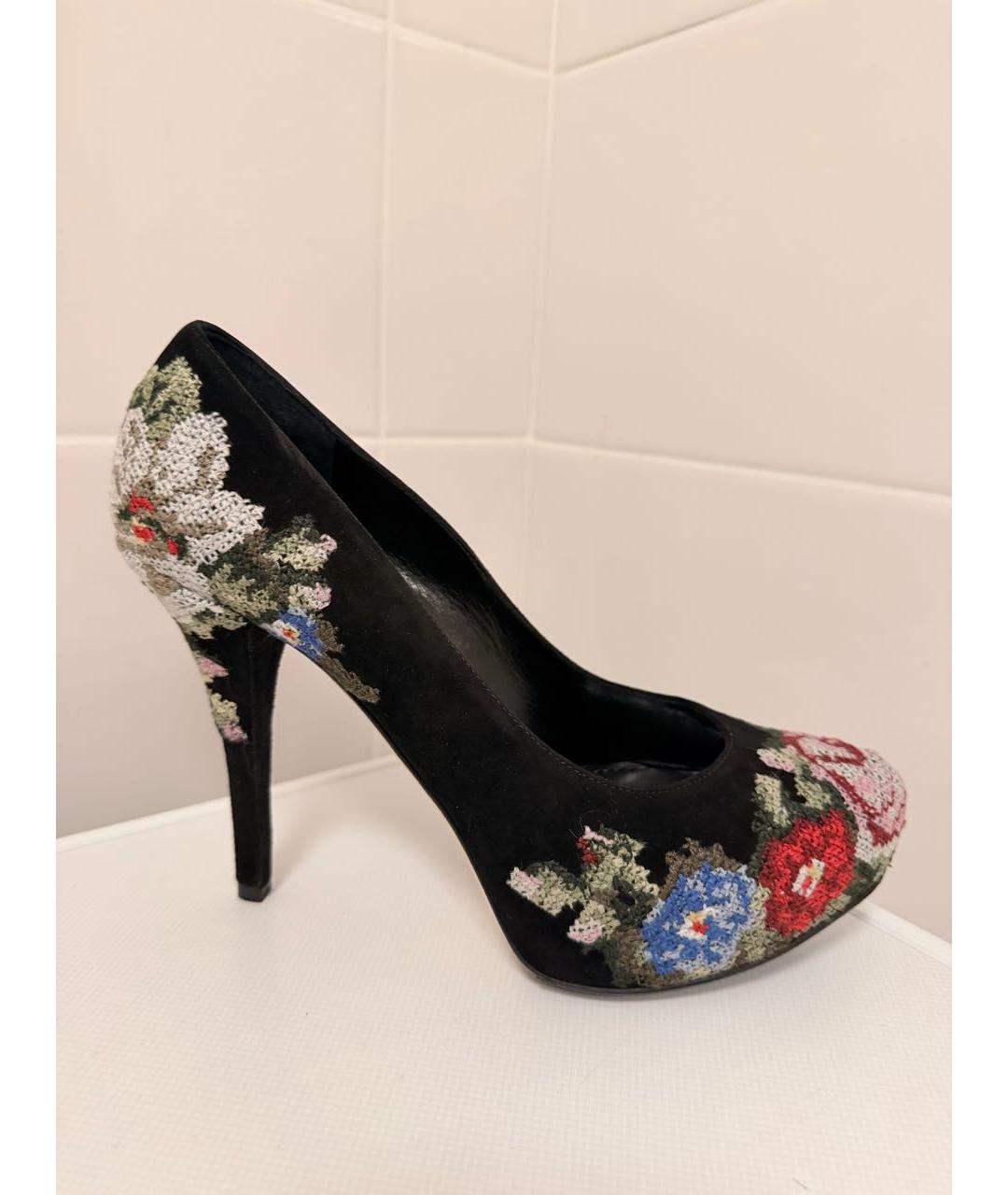 DOLCE&GABBANA Мульти замшевые туфли, фото 9