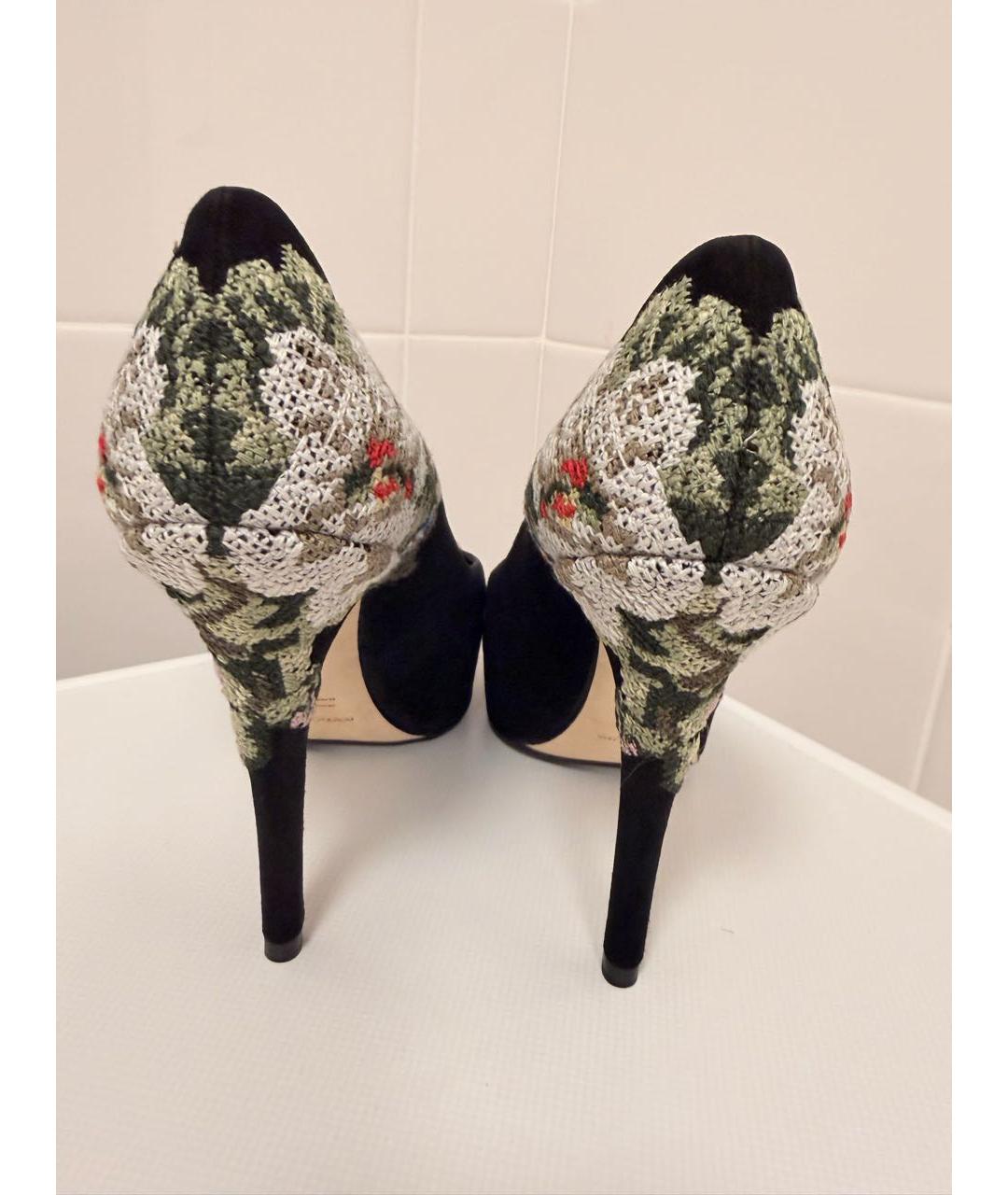 DOLCE&GABBANA Мульти замшевые туфли, фото 3