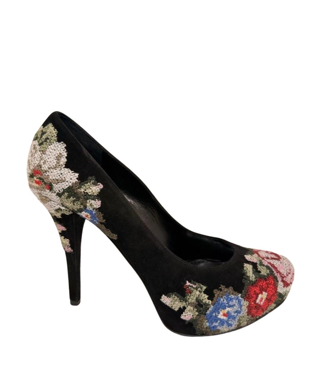 DOLCE&GABBANA Мульти замшевые туфли, фото 1