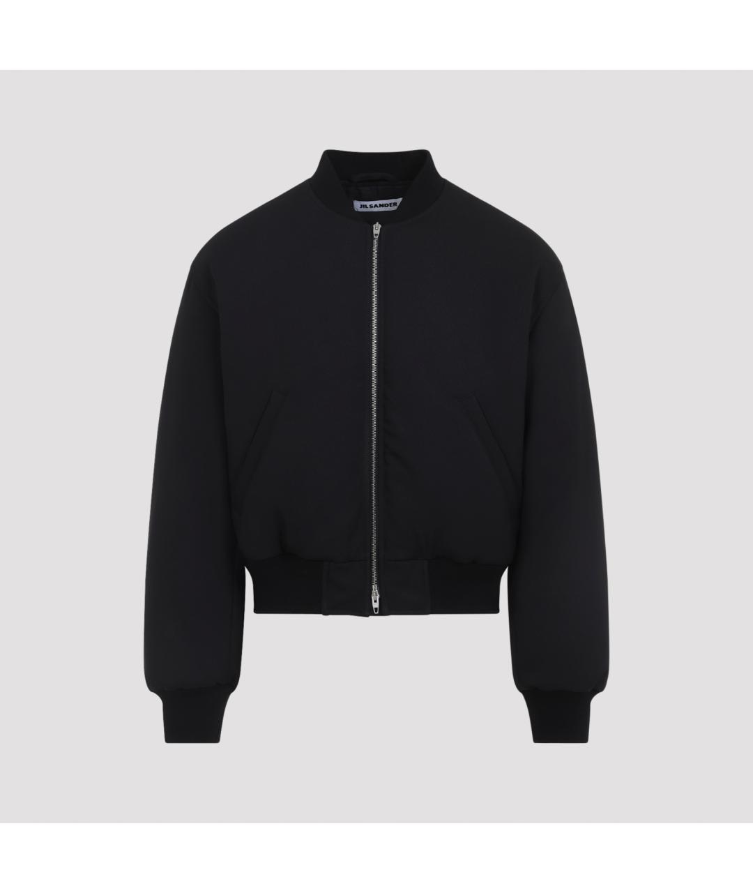 JIL SANDER Черный полиэстеровый пиджак, фото 2