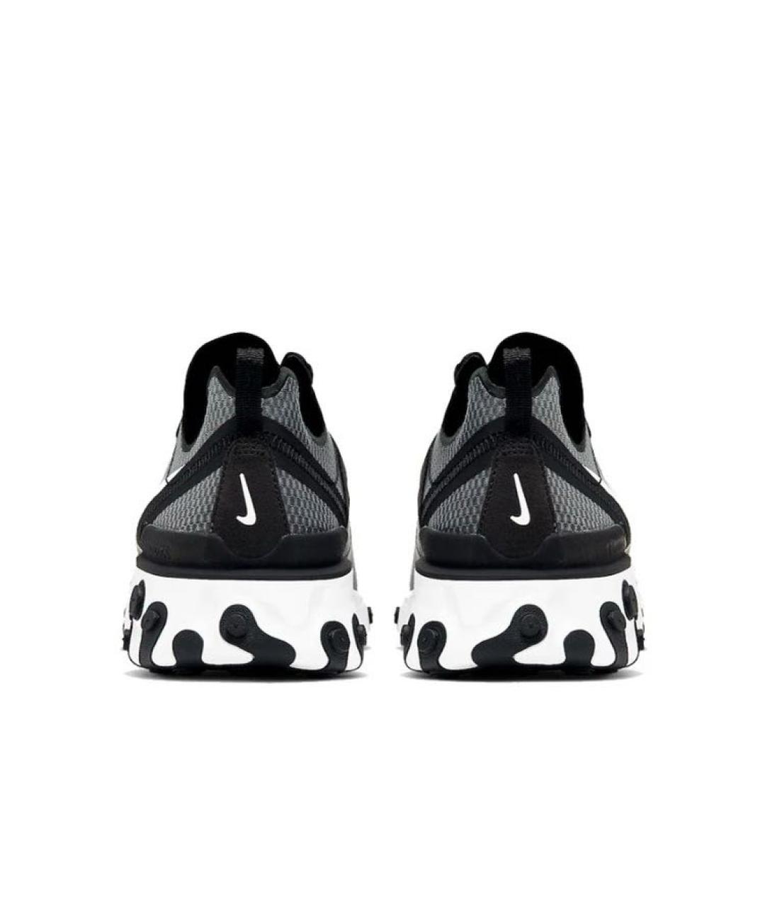 NIKE Черные текстильные низкие кроссовки / кеды, фото 4