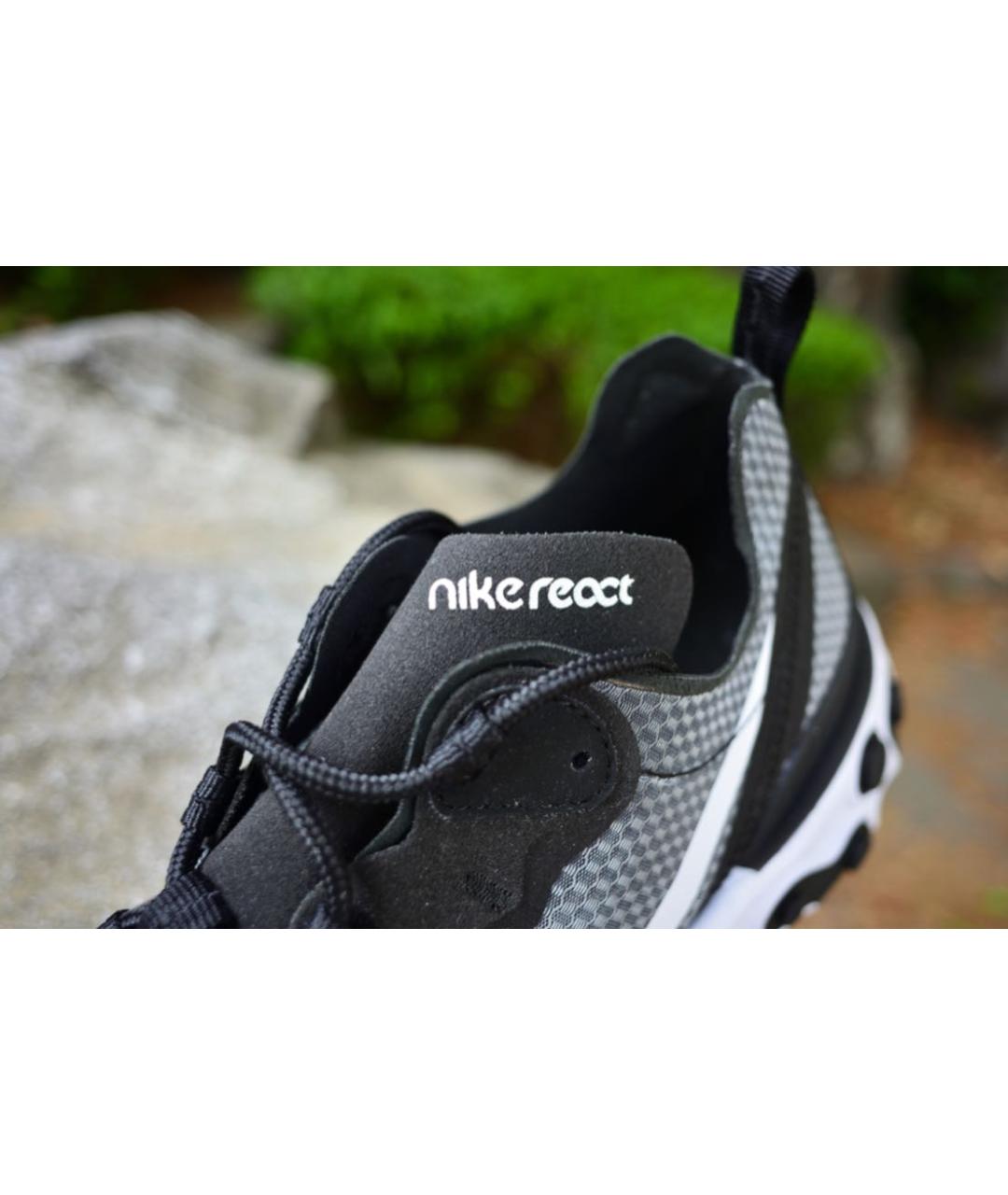NIKE Черные текстильные низкие кроссовки / кеды, фото 7