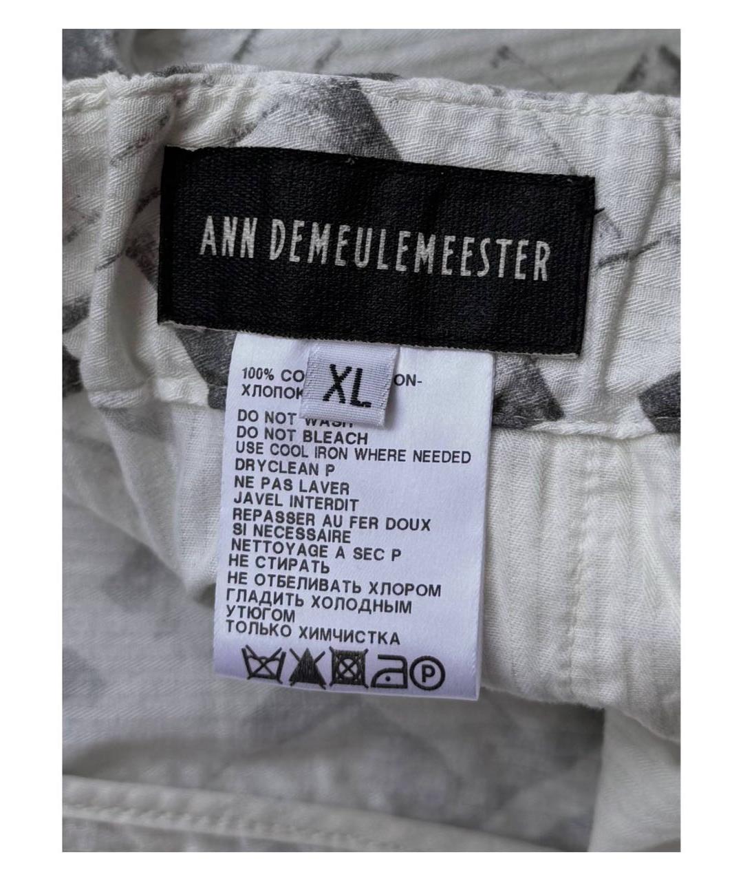 ANN DEMEULEMEESTER Повседневные брюки, фото 4