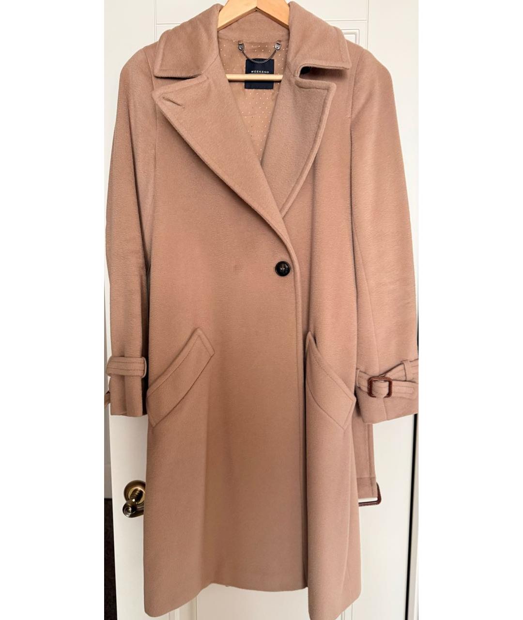 MAX MARA Белое льняное пальто, фото 5