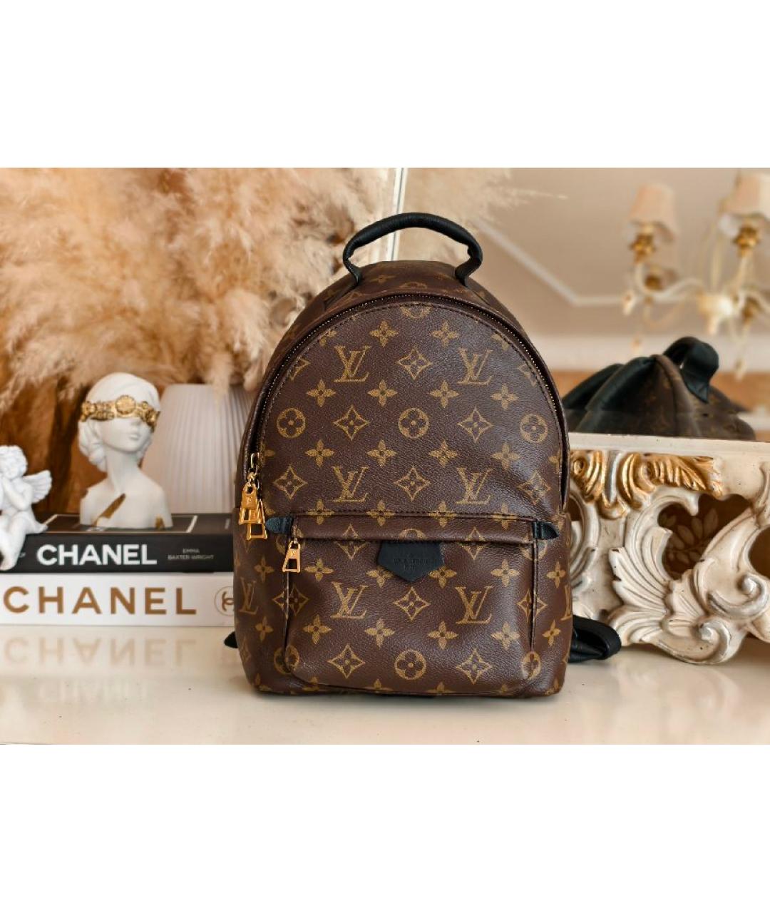 LOUIS VUITTON Коричневый рюкзак, фото 8