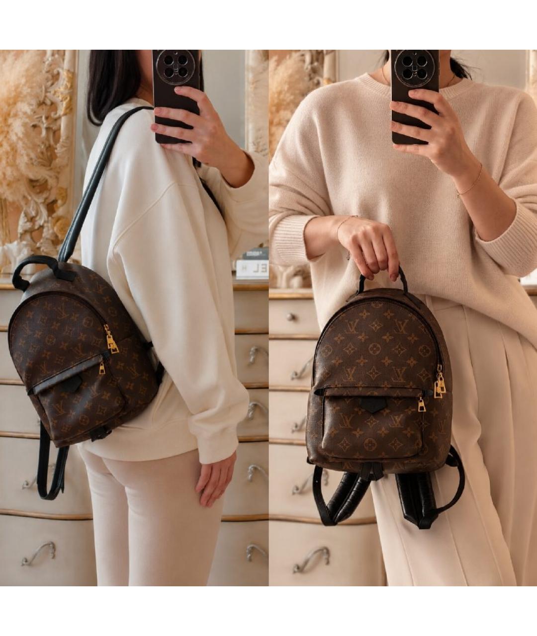 LOUIS VUITTON Коричневый рюкзак, фото 5