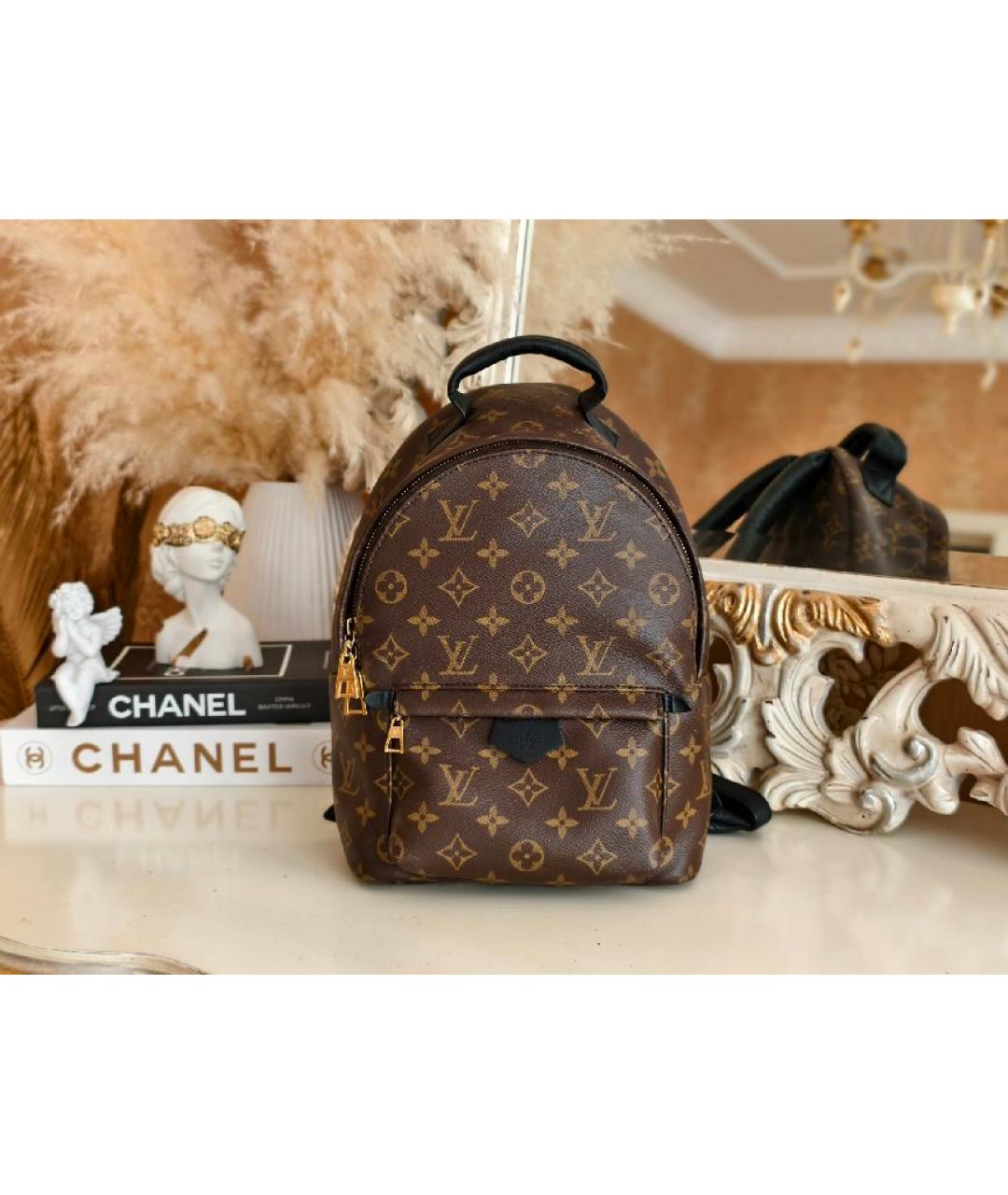 LOUIS VUITTON Коричневый рюкзак, фото 9