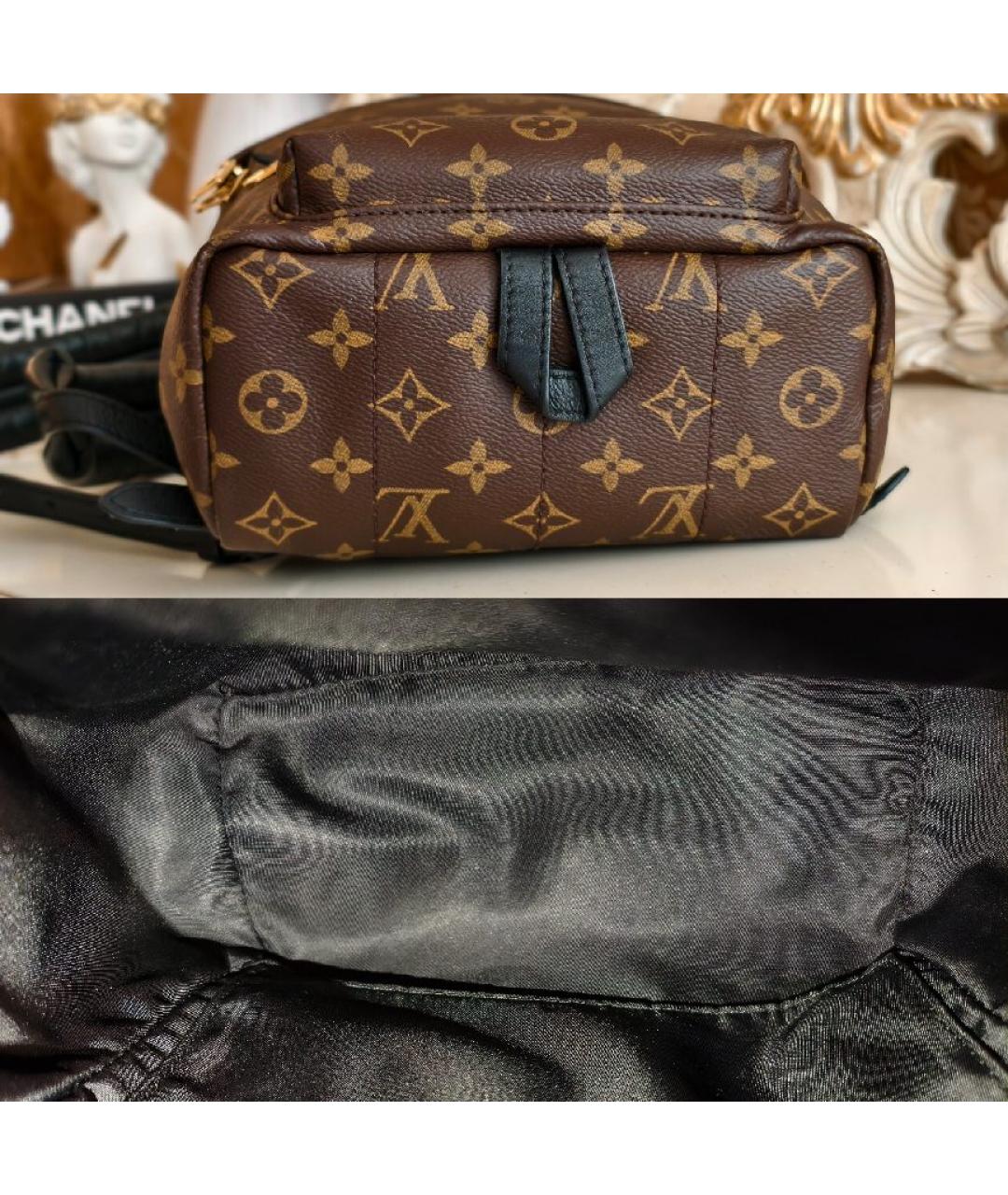LOUIS VUITTON Коричневый рюкзак, фото 4