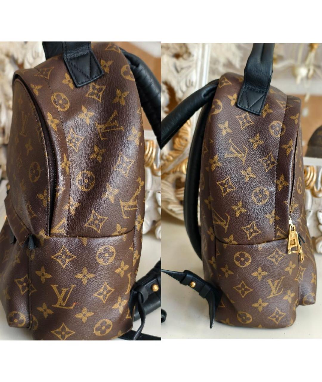 LOUIS VUITTON Коричневый рюкзак, фото 7