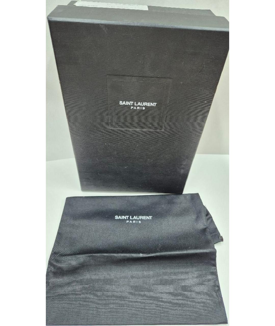 SAINT LAURENT Розовые туфли из лакированной кожи, фото 5