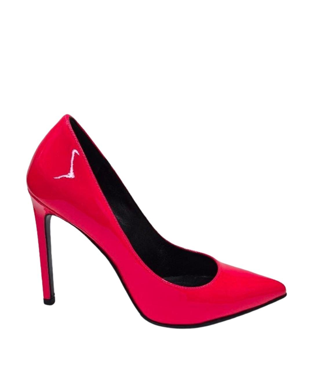 SAINT LAURENT Розовые туфли из лакированной кожи, фото 1