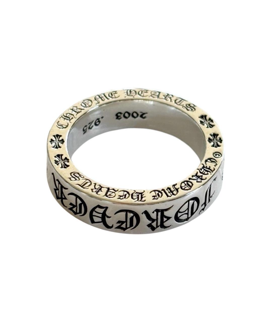 CHROME HEARTS Серебряное серебряное кольцо, фото 7