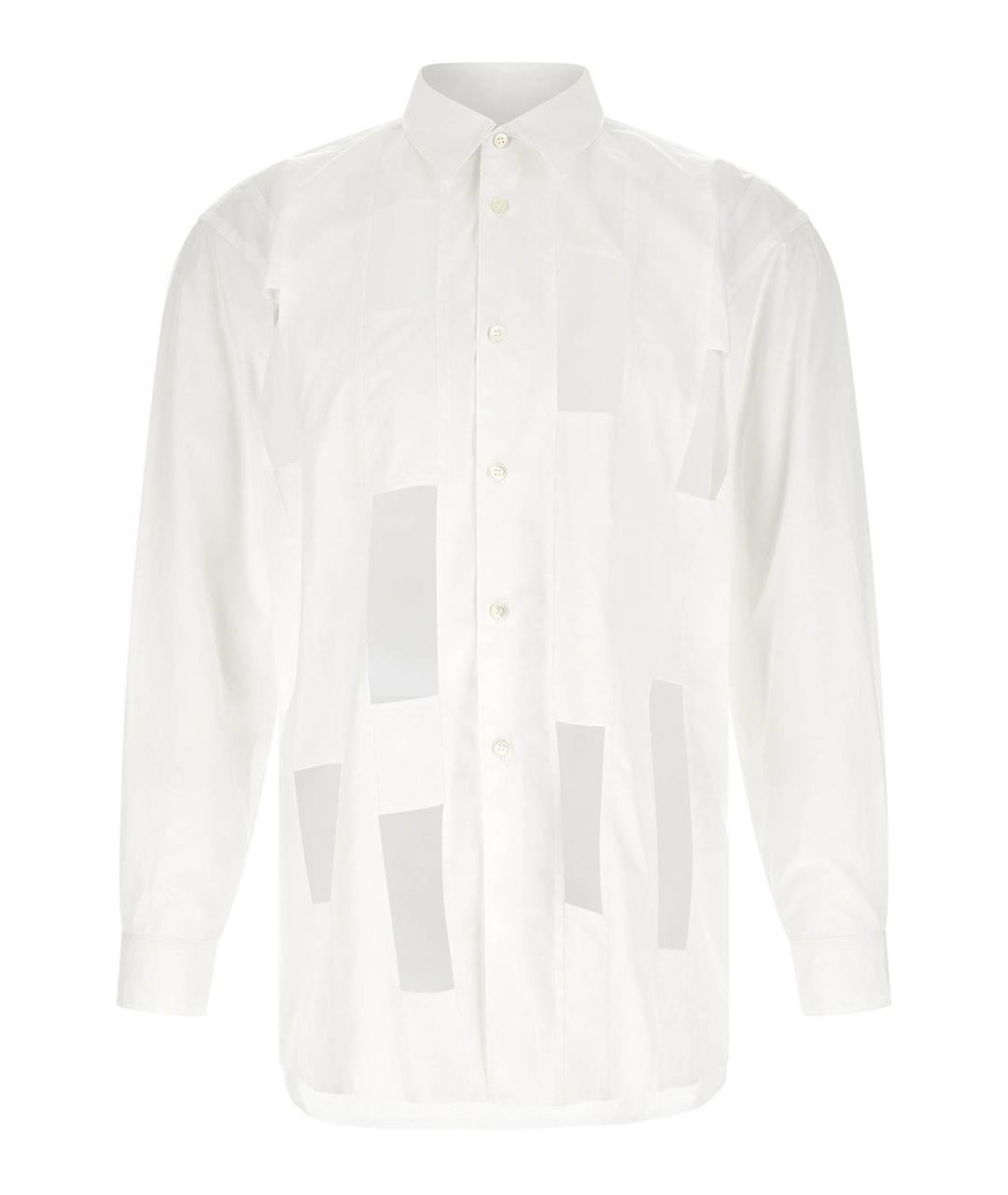 COMME DES GARÇONS HOMME PLUS Белая хлопковая классическая рубашка, фото 1