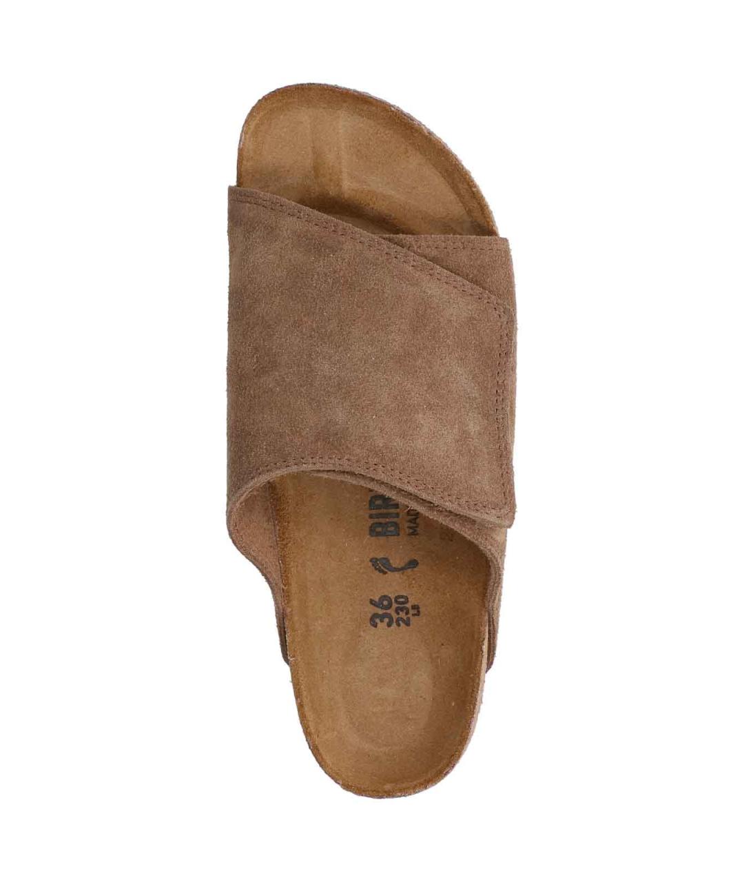 BIRKENSTOCK Коричневые замшевые сандалии, фото 5