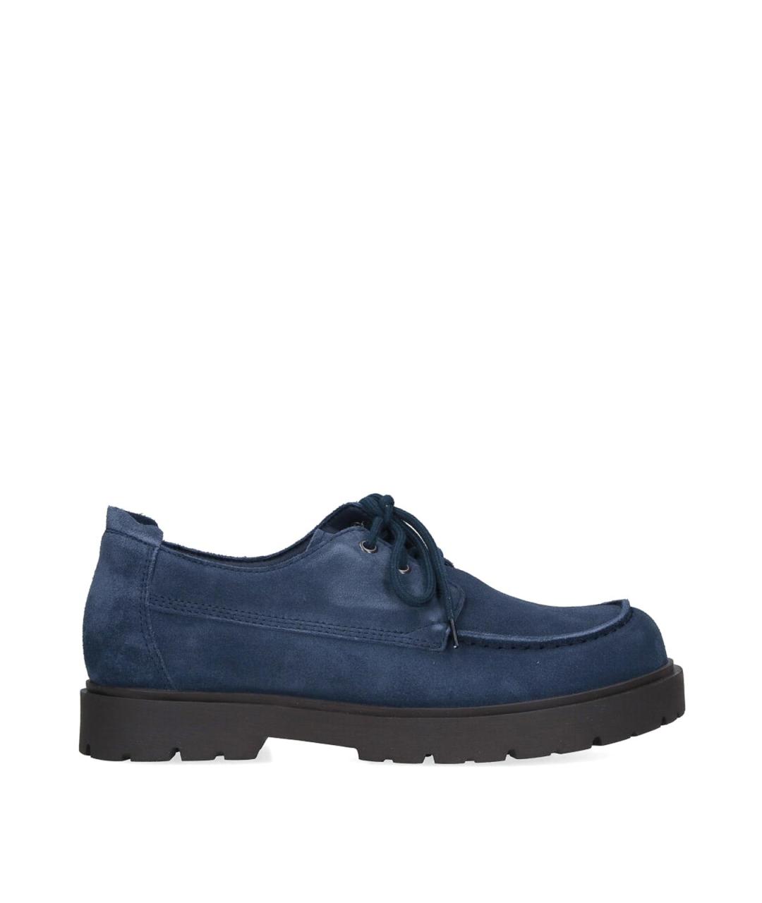 BIRKENSTOCK Синие замшевые ботинки, фото 1