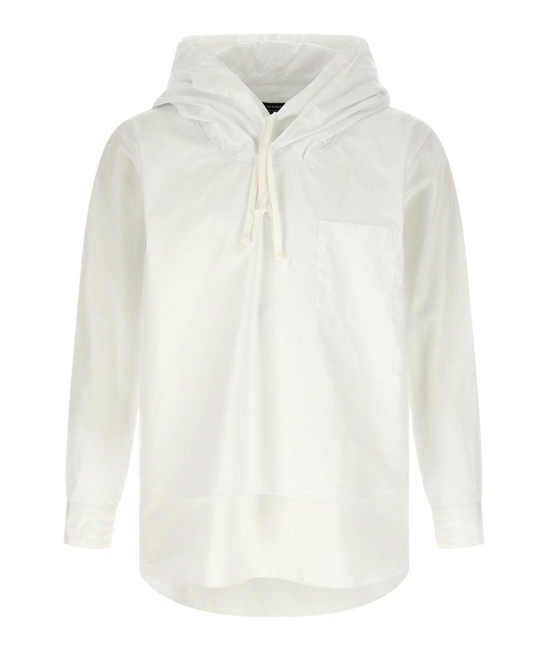 COMME DES GARÇONS HOMME PLUS Белая хлопковая кэжуал рубашка, фото 1