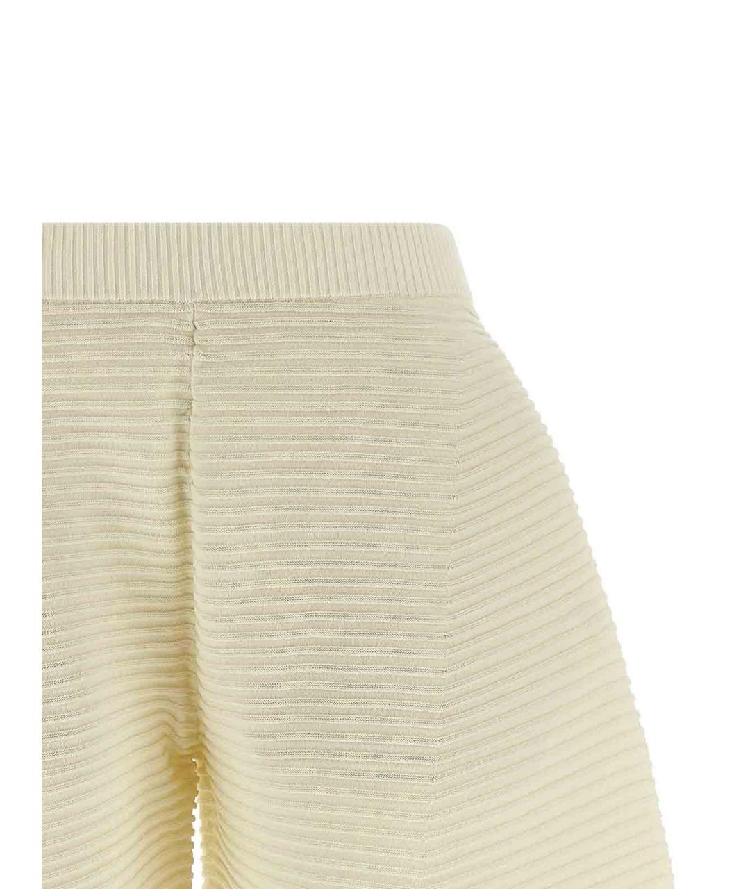 ISSEY MIYAKE Белые полиэстеровые брюки широкие, фото 3