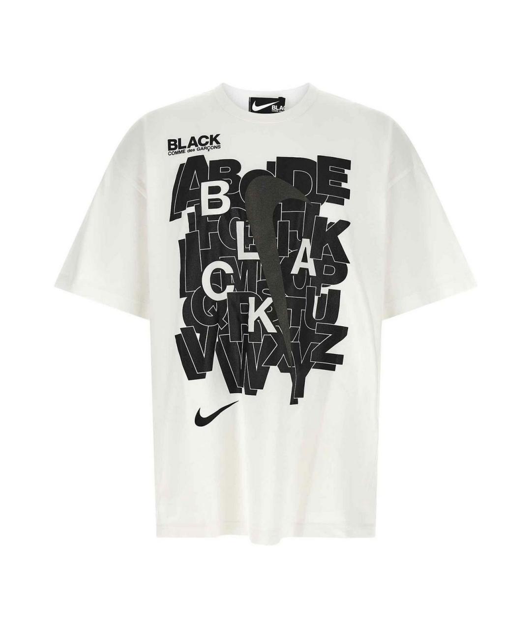 COMME DES GARÇONS Белая хлопковая футболка, фото 1