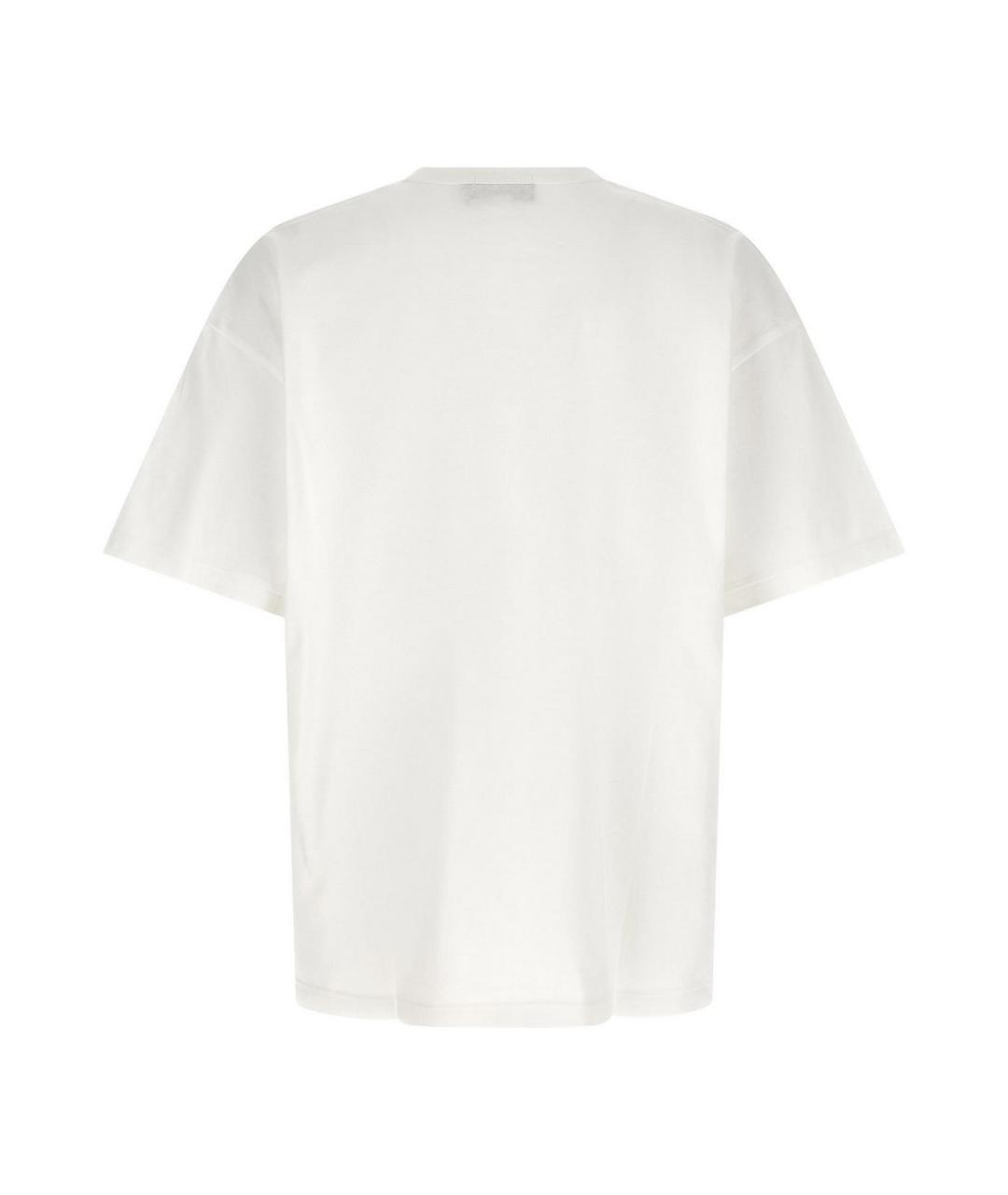 COMME DES GARÇONS Белая хлопковая футболка, фото 2