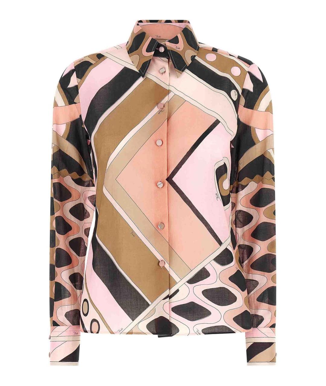 EMILIO PUCCI Мульти хлопковая рубашка, фото 1