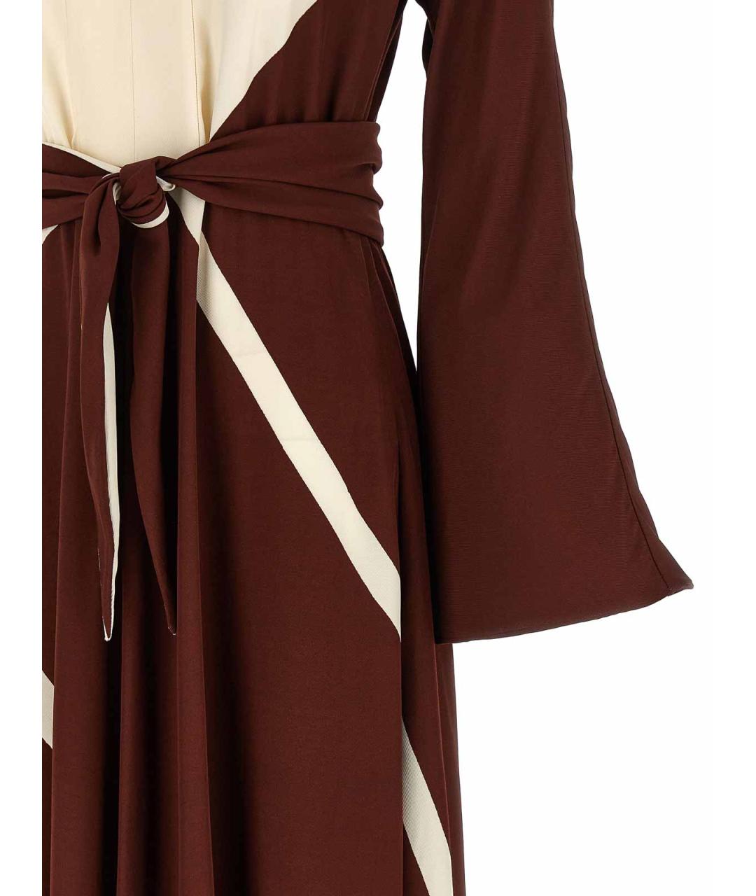 ALBERTA FERRETTI Мульти вискозное повседневное платье, фото 4