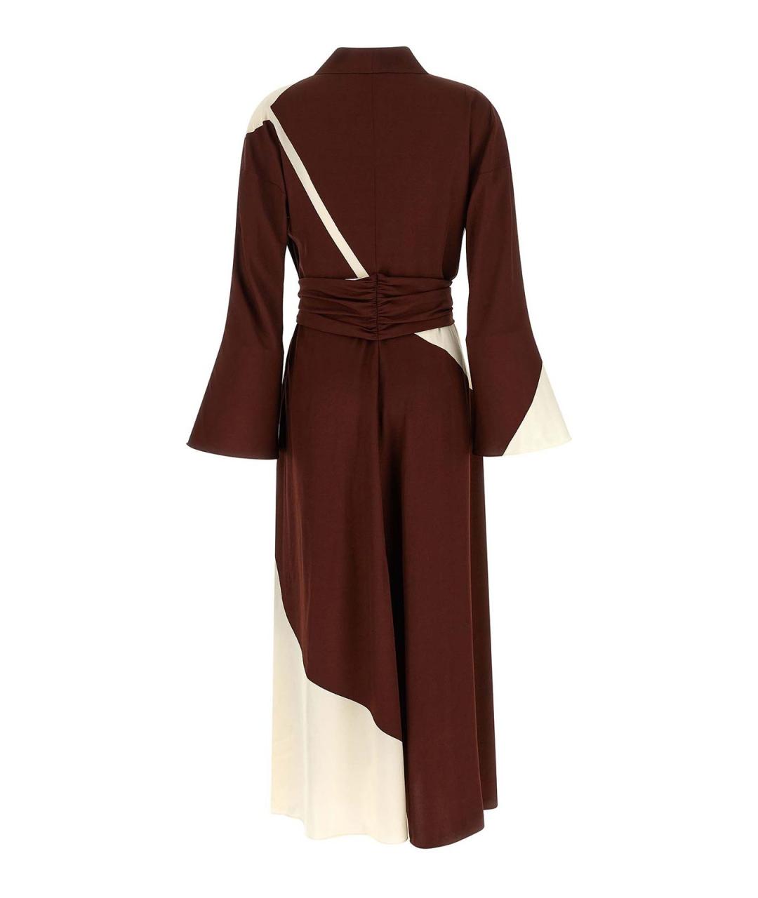 ALBERTA FERRETTI Мульти вискозное повседневное платье, фото 2
