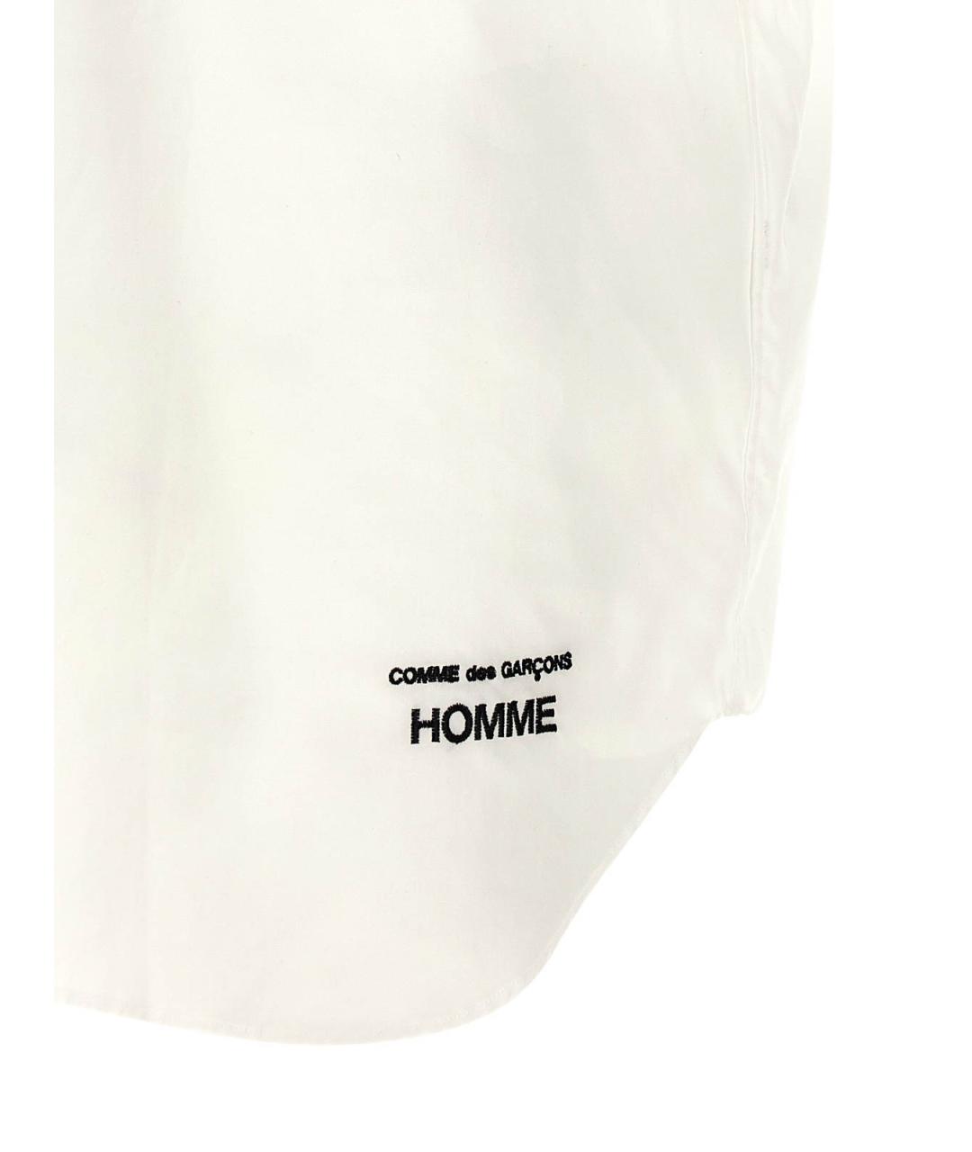 COMME DES GARÇONS HOMME PLUS Белая хлопковая классическая рубашка, фото 4