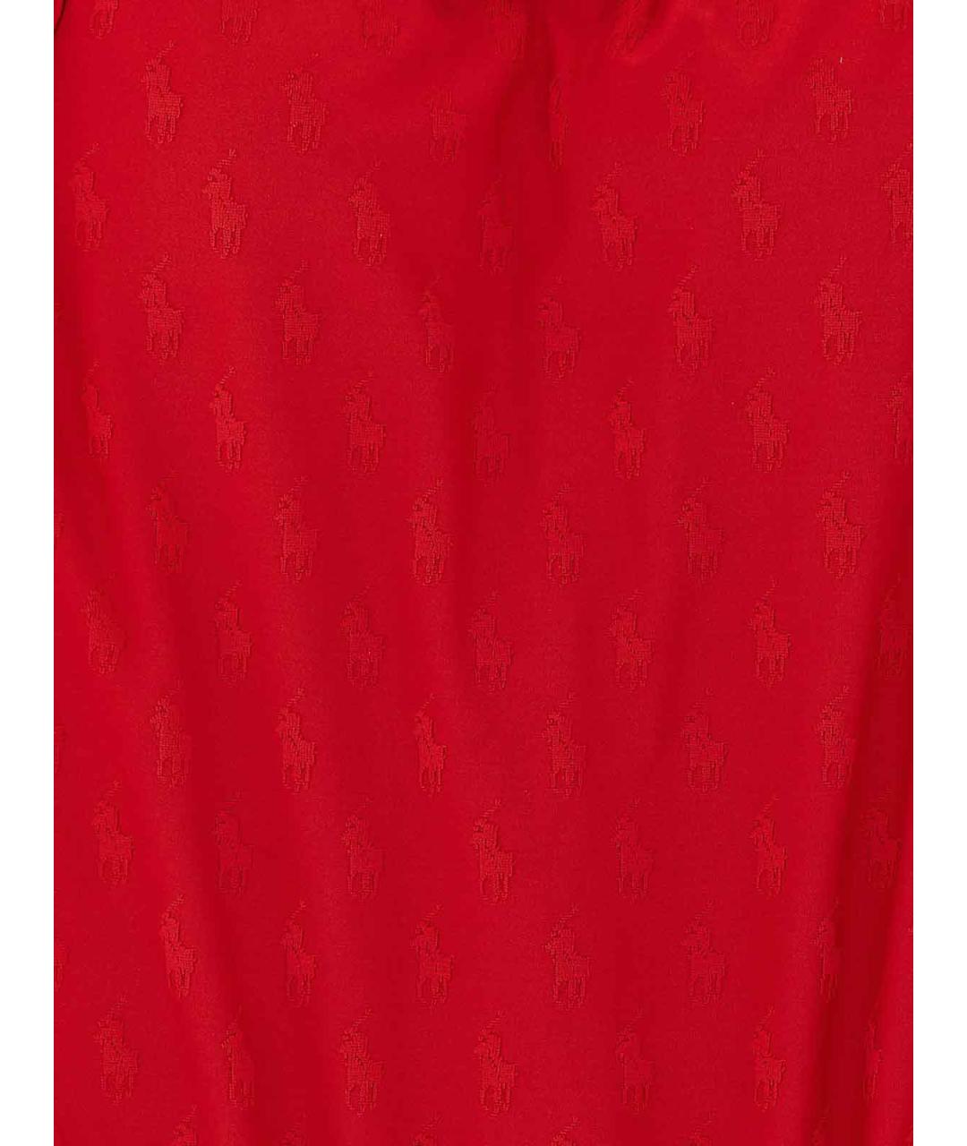 POLO RALPH LAUREN Красный полиэстеровый купальник, фото 3