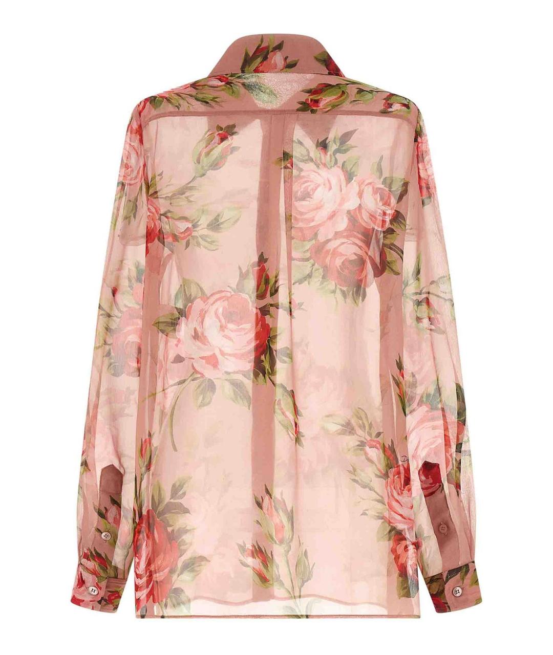 DOLCE&GABBANA Мульти шелковая рубашка, фото 2