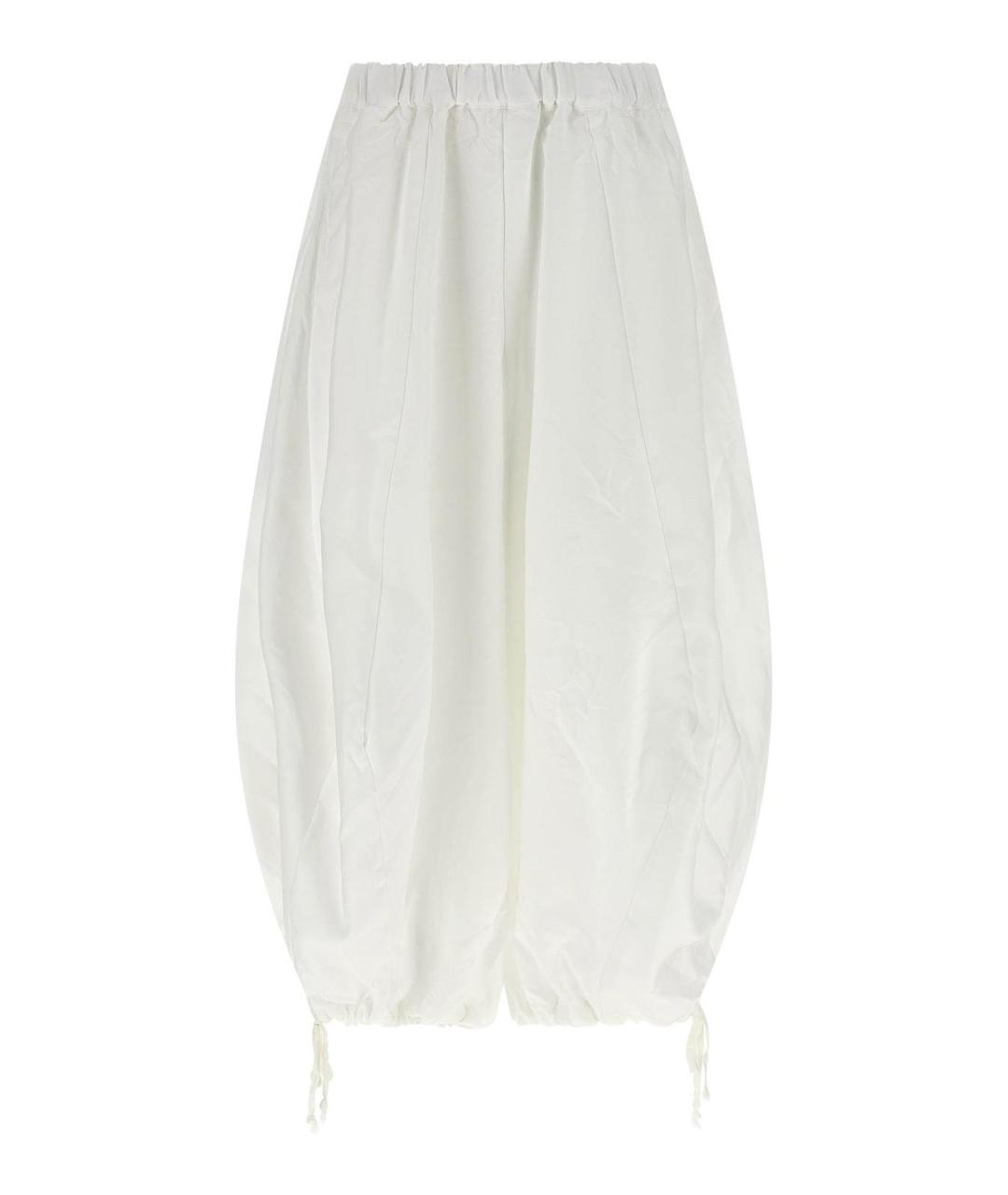 COMME DES GARÇONS Белые брюки широкие, фото 1