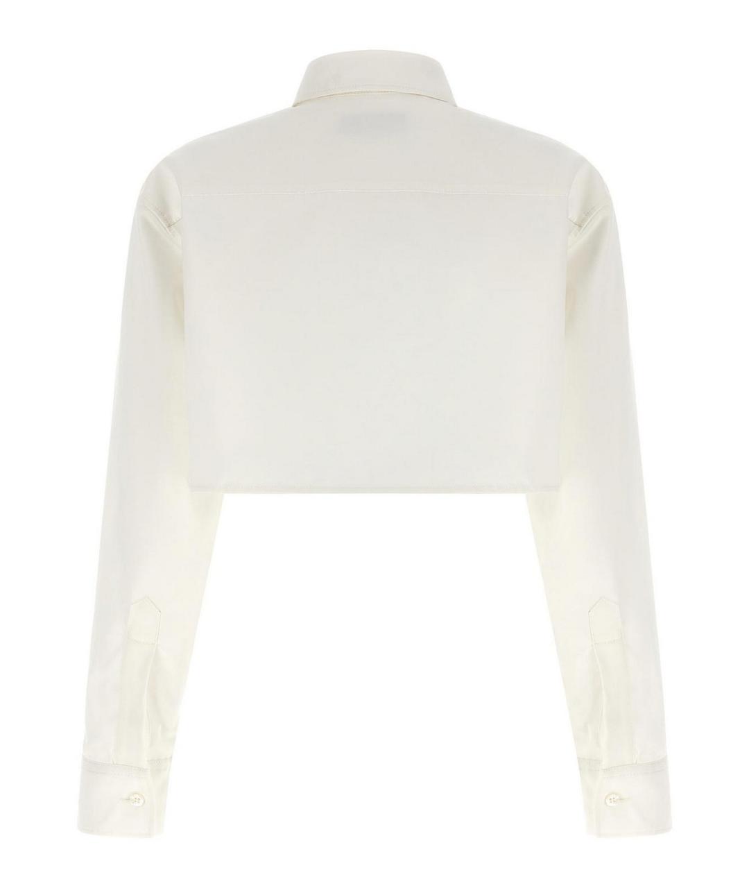 BALENCIAGA Белая хлопковая рубашка, фото 2