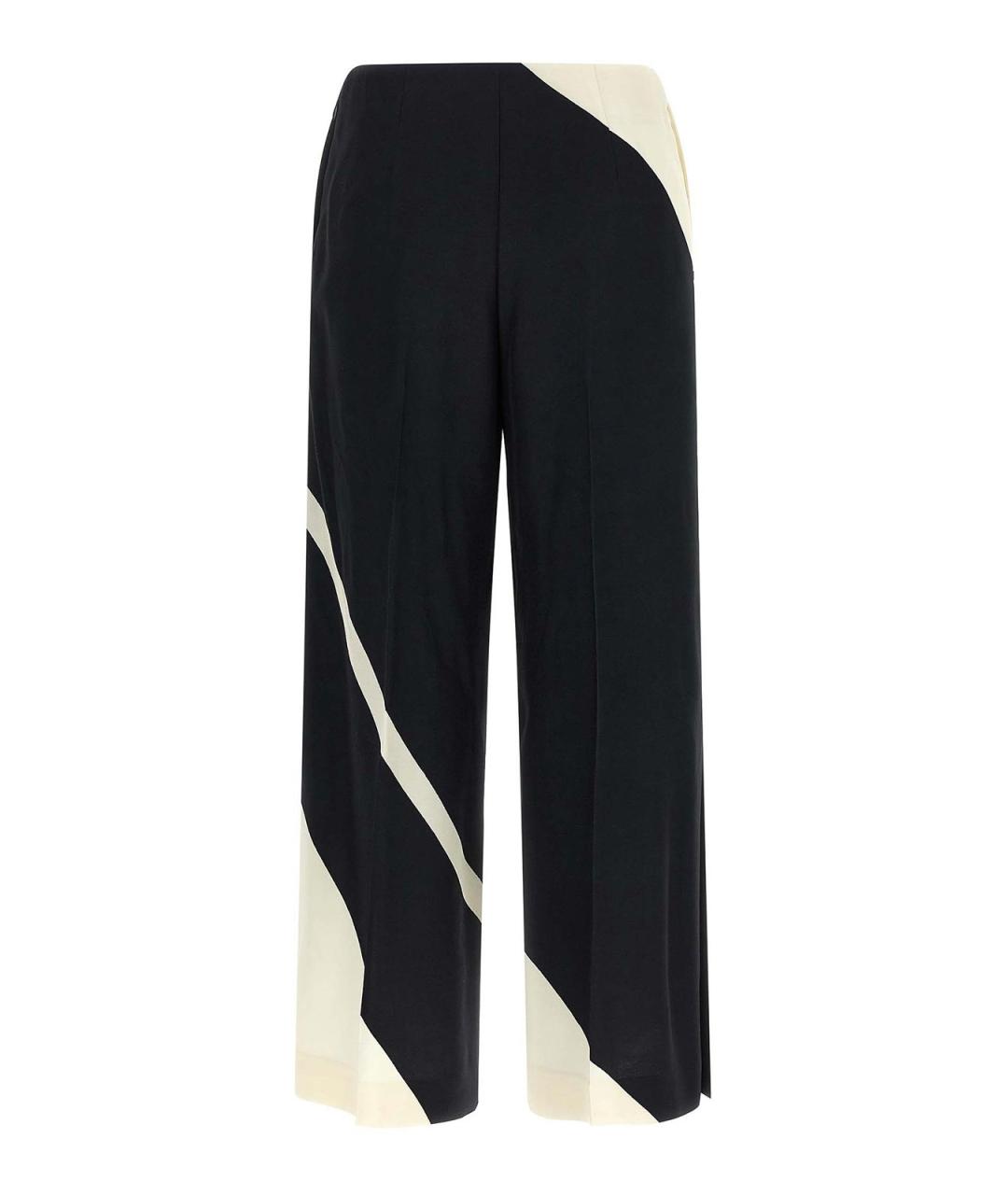 ALBERTA FERRETTI Мульти вискозные прямые брюки, фото 2