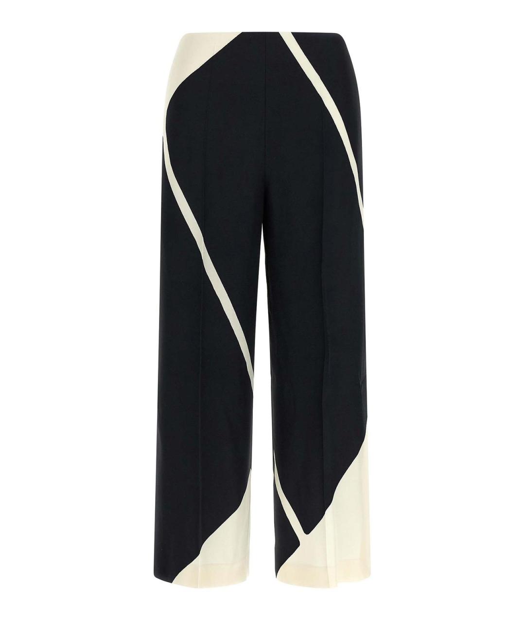 ALBERTA FERRETTI Мульти вискозные прямые брюки, фото 1
