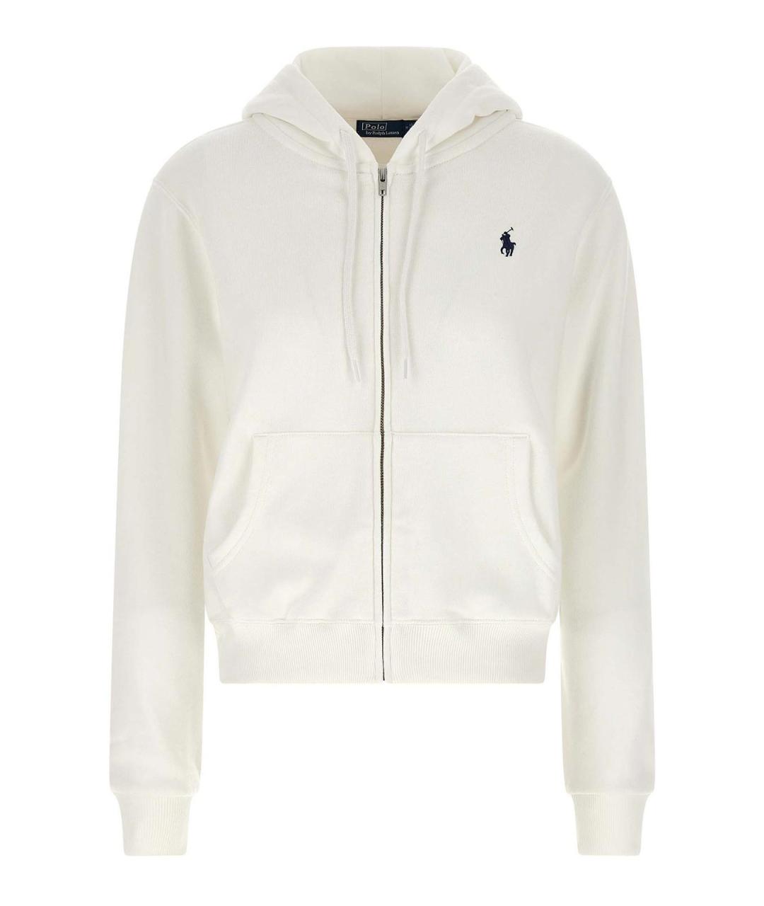POLO RALPH LAUREN Белый хлопковый джемпер / свитер, фото 1